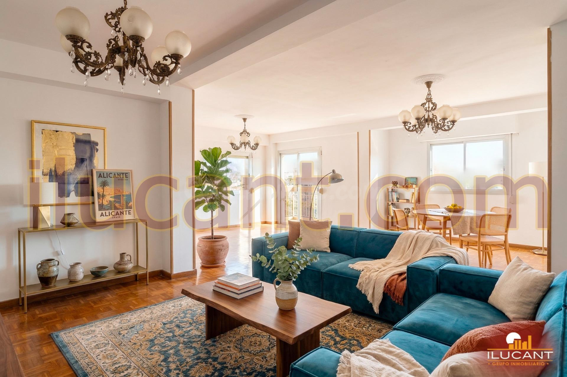 Alicante. Junto a Oscar Espla. Próximo al Puerto. 152 m2.  Ideal Inversores (decoración virtual)