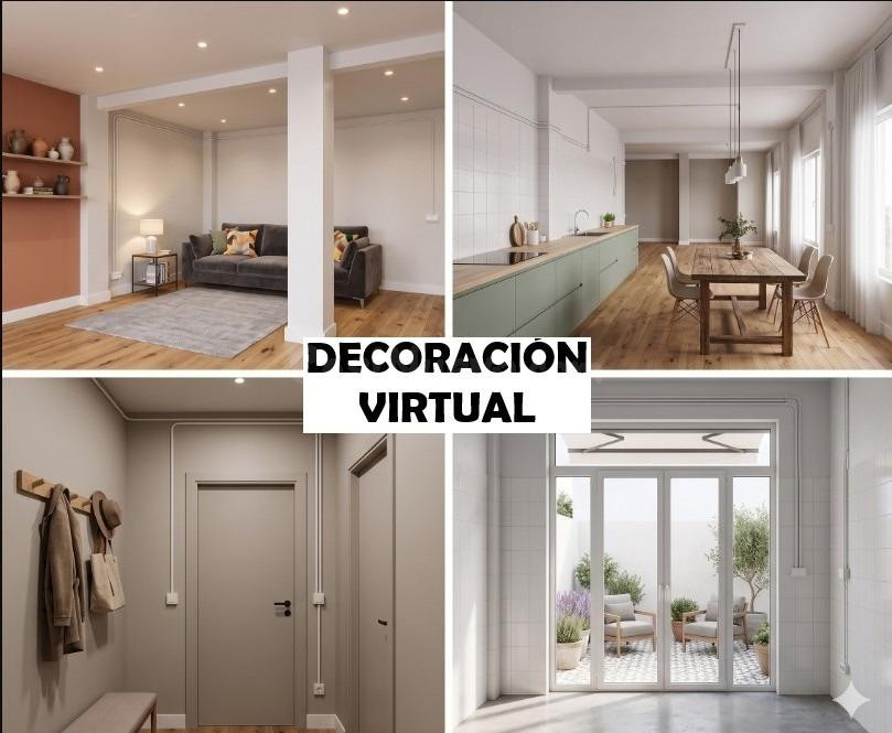 CAROLINAS BAJAS -LOCAL CAMBIADO DE USO A VIVIENDA - decoración VIRTUAL