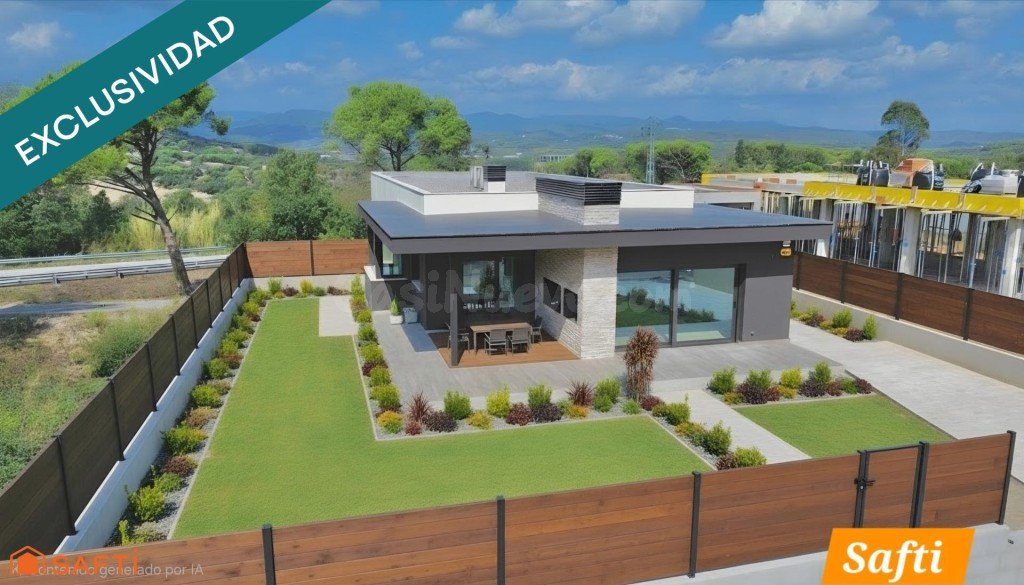 CHALET DE NUEVA CONSTRUCCIÓN CON AMPLIA PARCELA Y VISTAS AL 