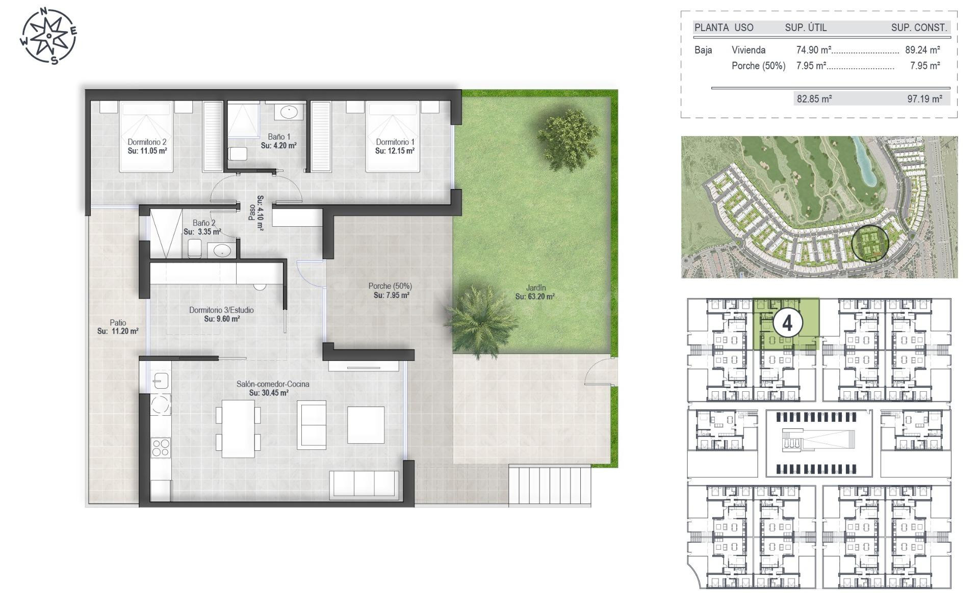 Venta de Bungalow planta baja, Alhama - foto 5