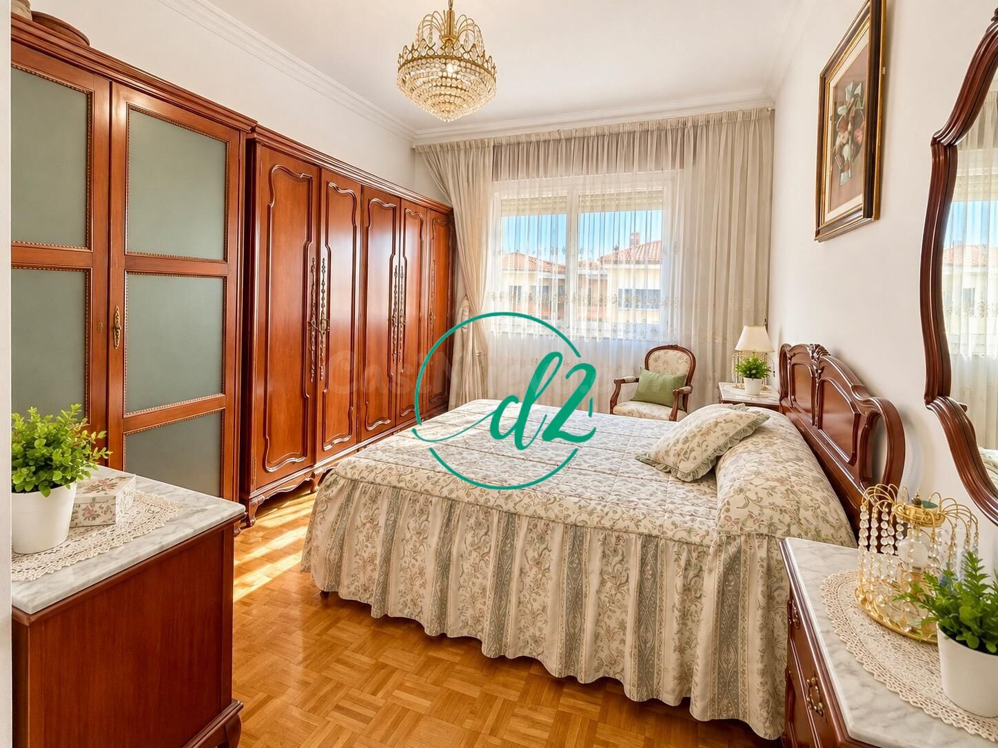 SE ALQUILA AMPLIO Y LUMINOSO PISO CON 3 SOLEADOS BALCONES EN A CARBALLEIRA . REF1510