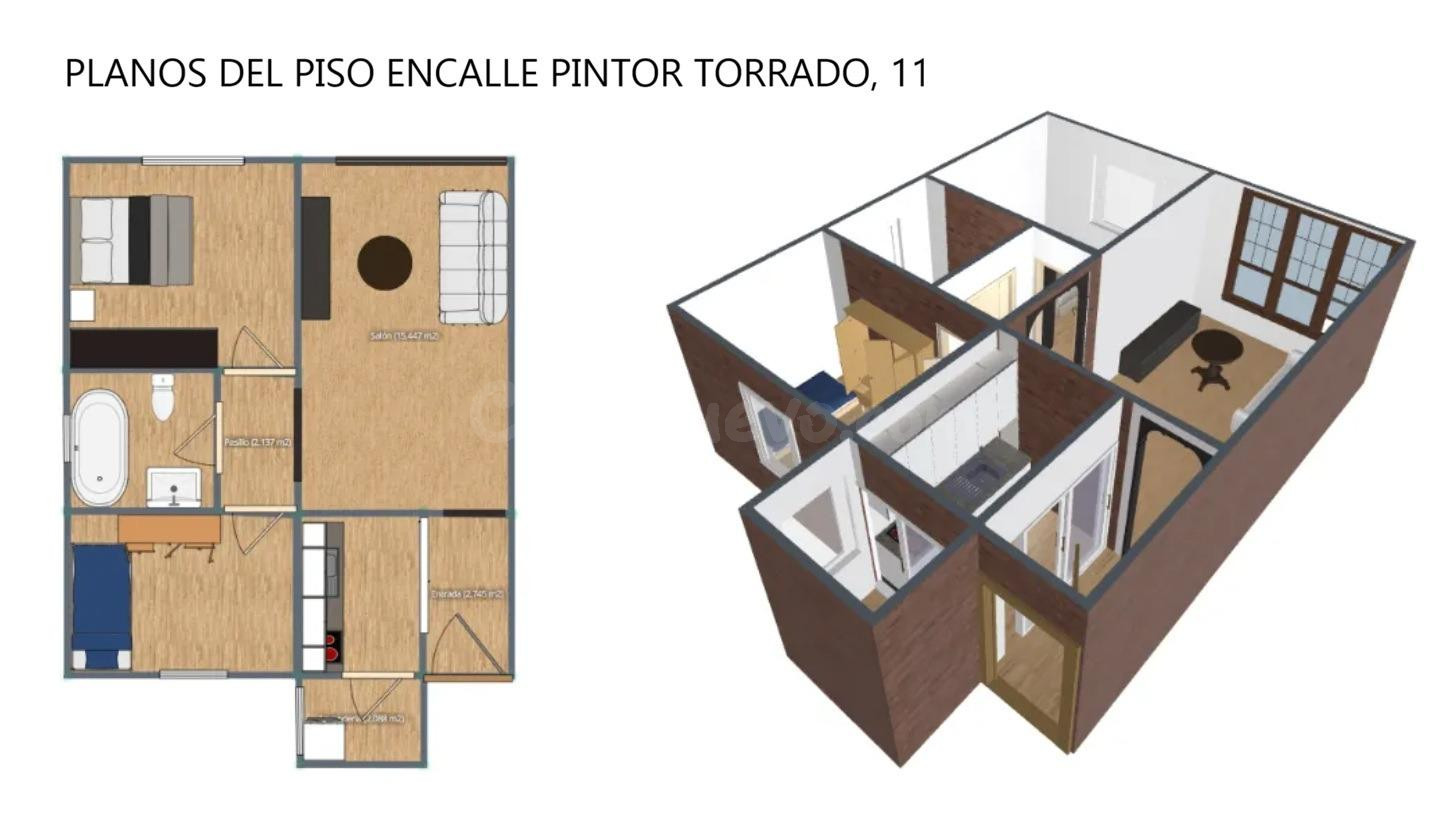 Precioso piso reformado con terraza incorporada al salón en  - foto 5