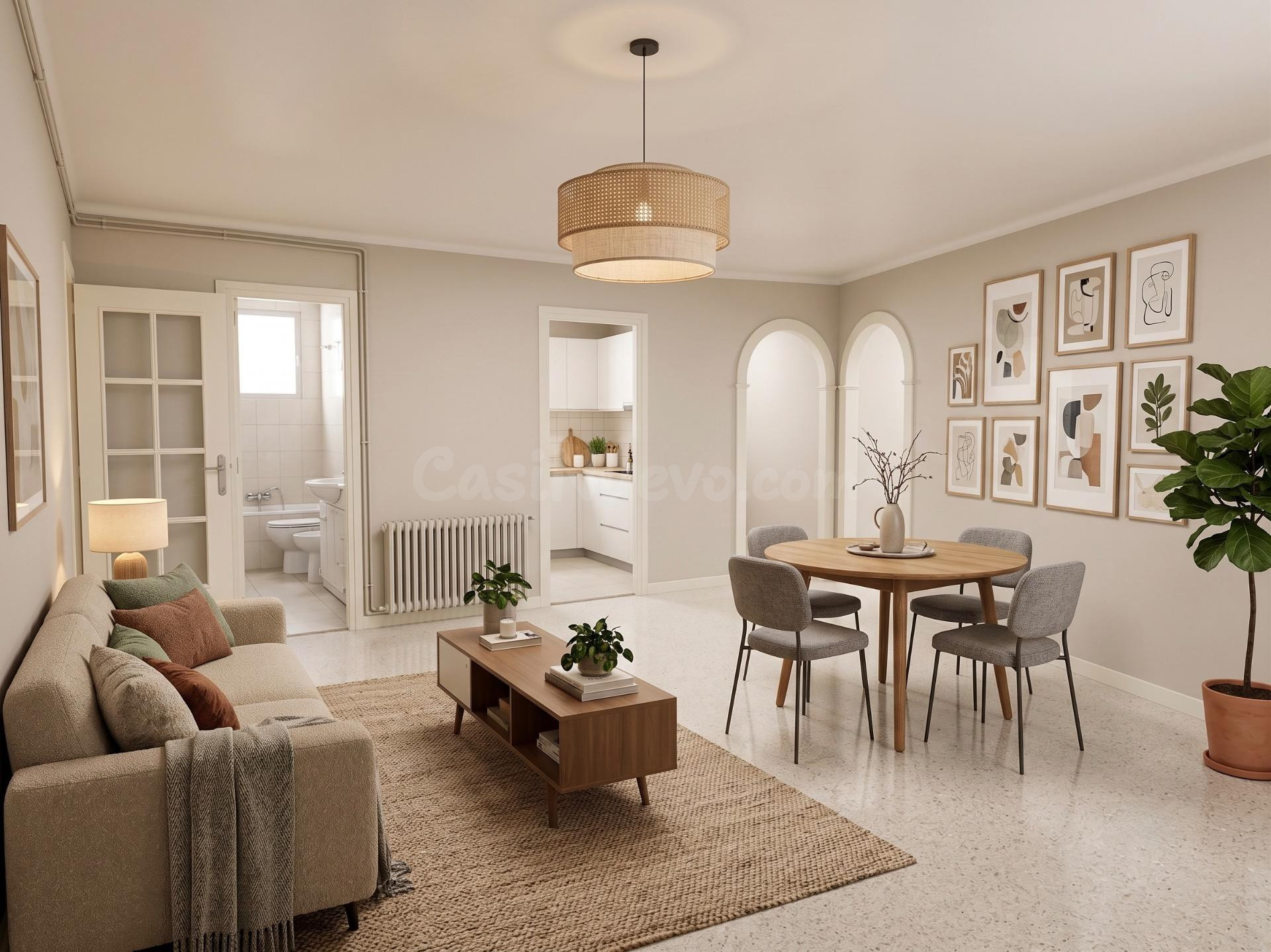 AMPLIO PISO PARA REFORMAR A LA VENTA EN CERDANYOLA, MATARÓ