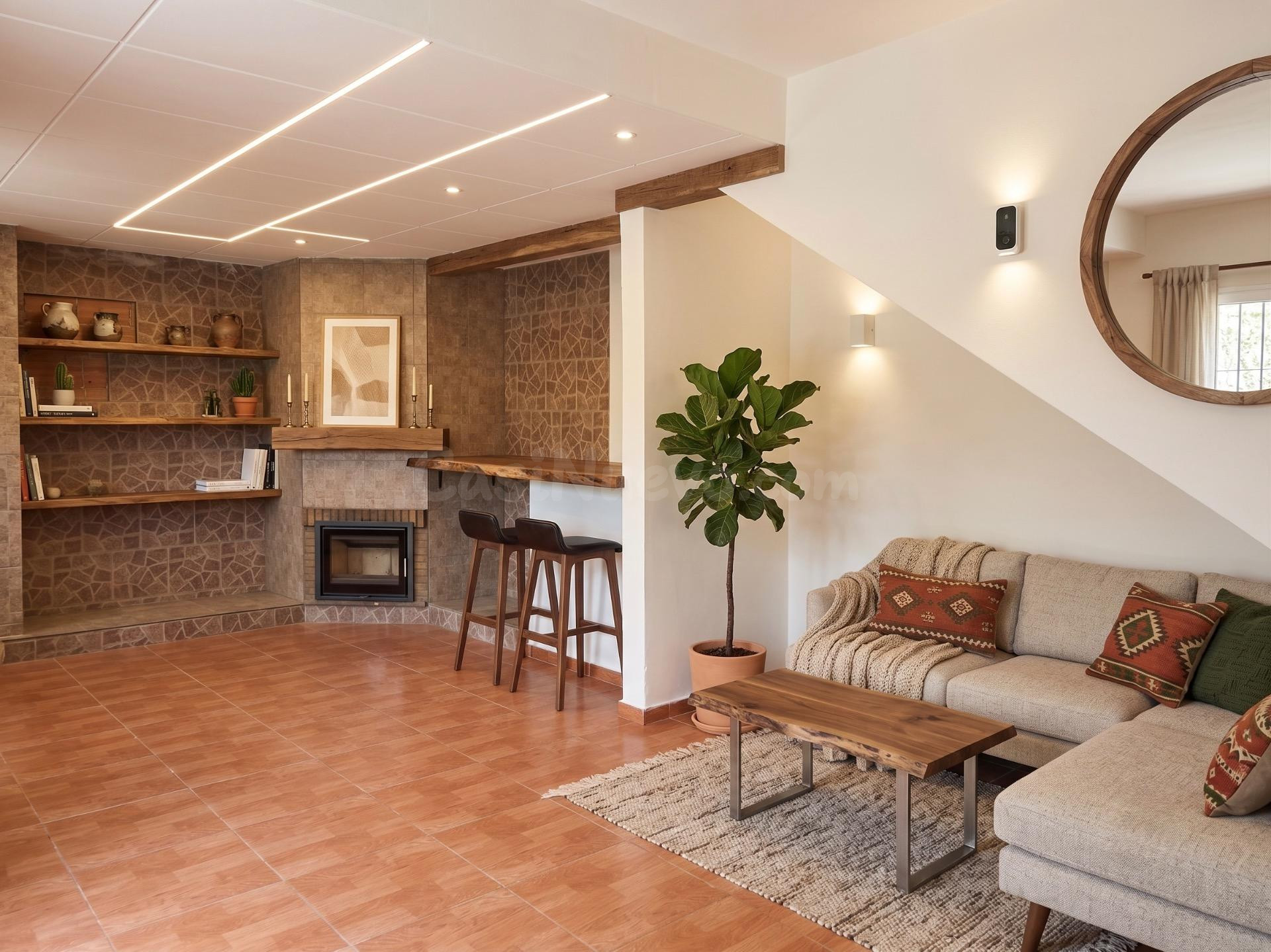 CHALET CON AMPLIO PATIO A LA VENTA EN RIELLS I VIABREA