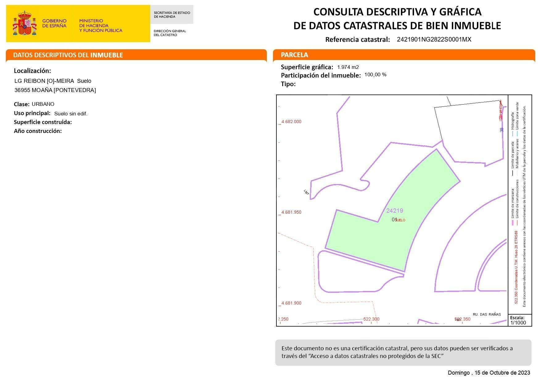 Parcela en Venta en Reibon, Moaña - foto 4