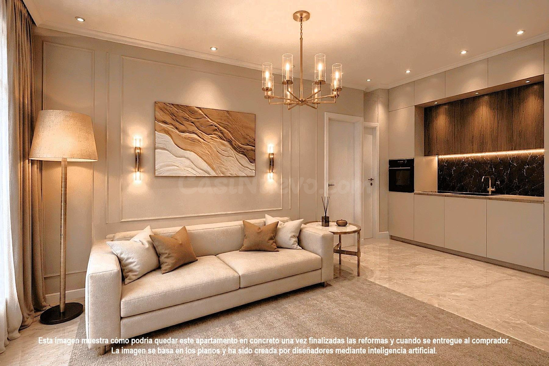 Apartamento céntrico, luminoso y renovado con estilo (39,3 m - foto 5