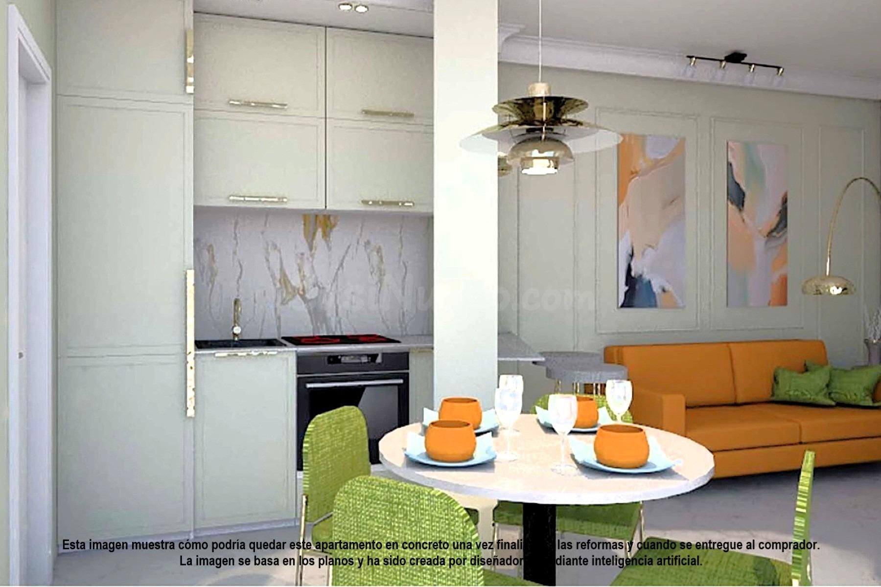 Estudio céntrico, luminoso y renovado con estilo (26,7 m2 –  - foto 3