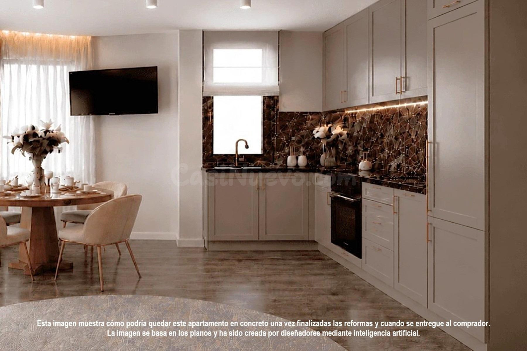 Apartamento céntrico, luminoso y renovado con estilo (45,2 m - foto 3