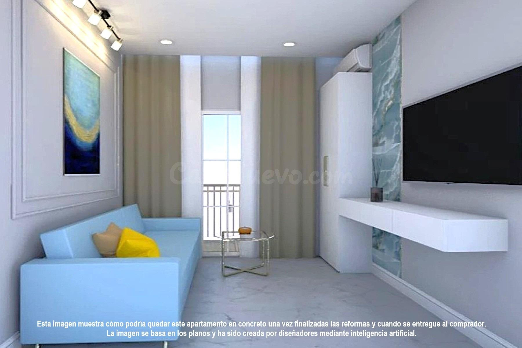 Apartamento céntrico, luminoso y renovado con estilo (42,4 m - foto 2