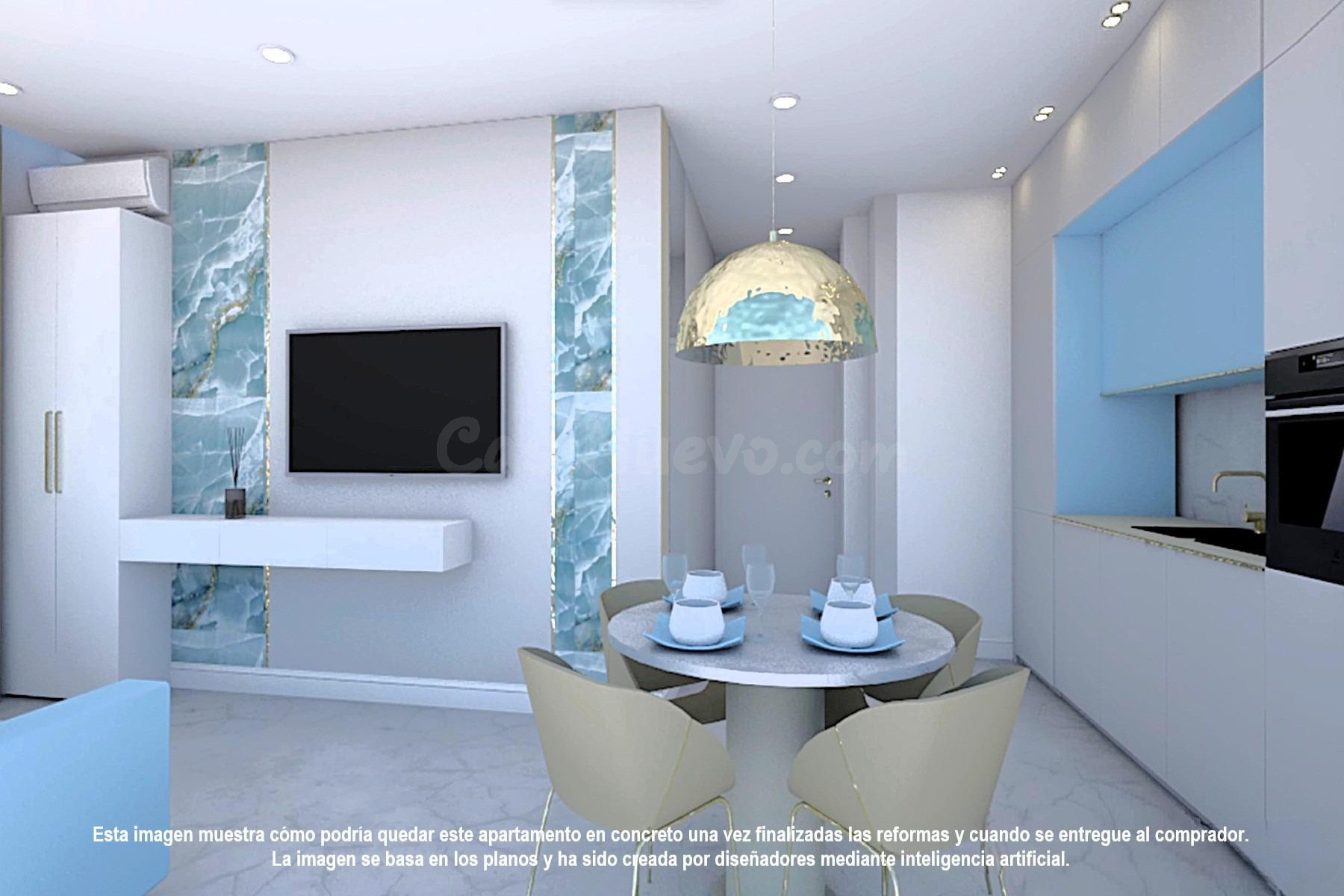 Apartamento céntrico, luminoso y renovado con estilo (42,4 m - foto 3