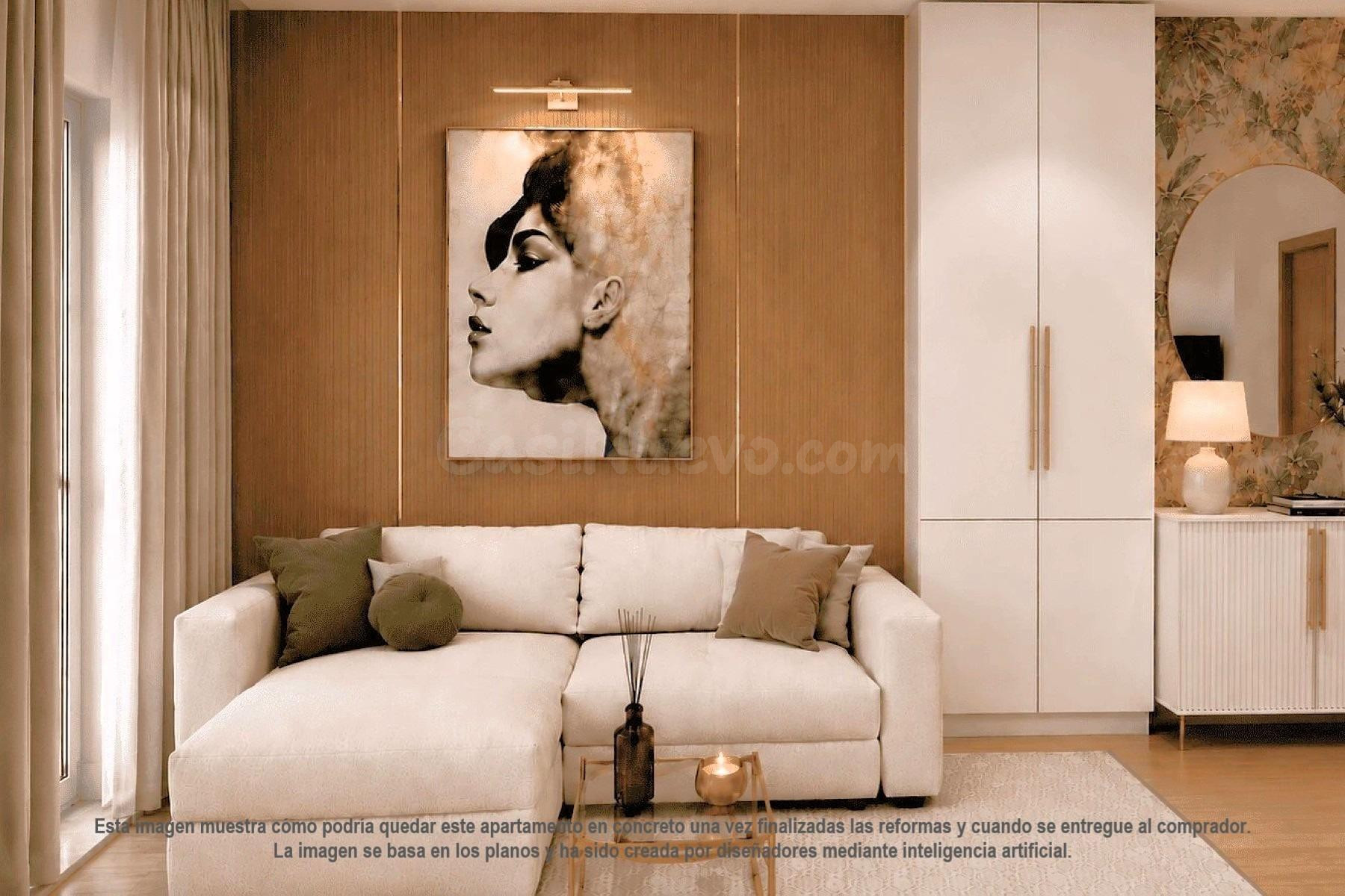 Apartamento céntrico, luminoso y renovado con estilo (43,7 m - foto 4