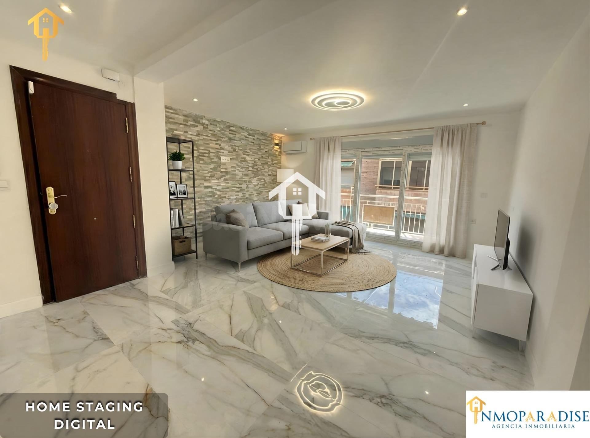 PISO COMPLETAMENTE REFORMADO EN VENTA ALICANTE, 103m2, 3 habitaciones, 2 BAÑOS, TERCERA PLANTA SIN ASCENSOR. ZONA DE LA FLORIDA