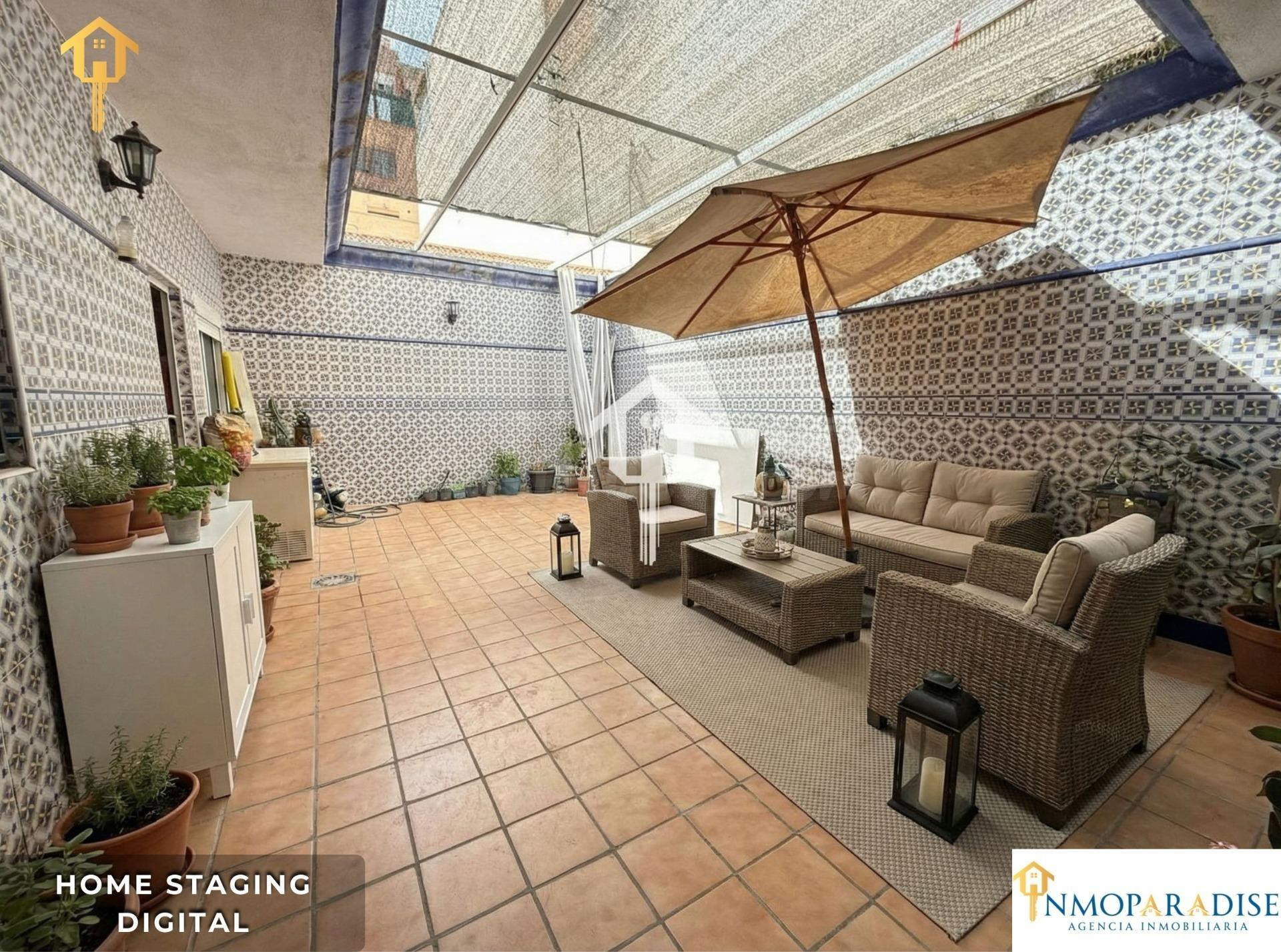 CASA DÚPLEX DE 228M2 EN LOS ÁNGELES DE ALICANTE: PATIO DE 30