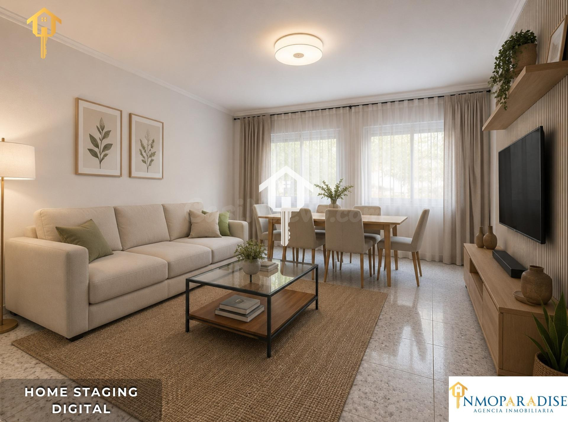 PISO EN VENTA EN ALICANTE, ENTREPLANTA CON 90m2, 3 habitaciones, UN BAÑO Y UN ASEO, ZONA DE SAN BLAS