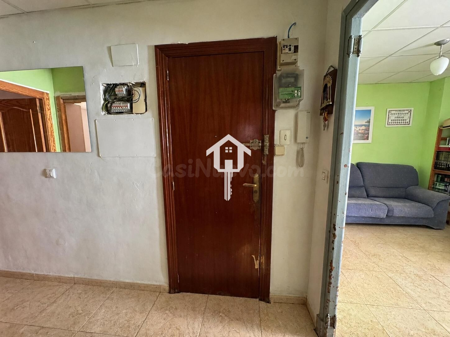 PISO EN VENTA EN ALICANTE. 107m2, 4 habitaciones, 1 BAÑO, SE - foto 2