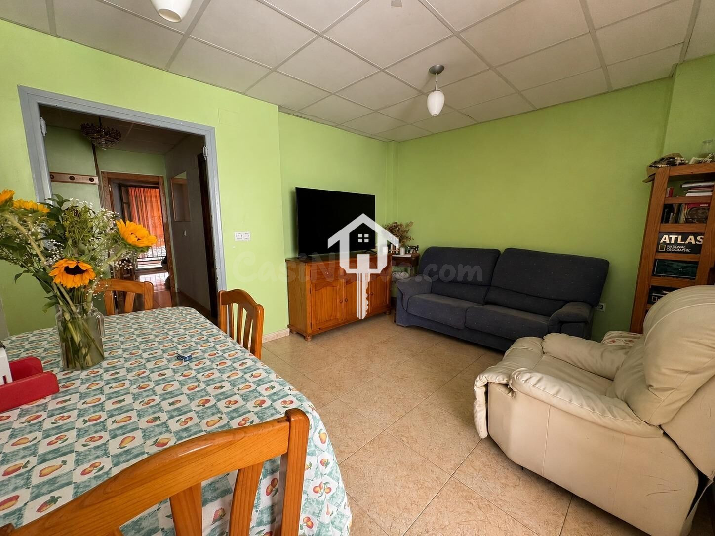 PISO EN VENTA EN ALICANTE. 107m2, 4 habitaciones, 1 BAÑO, SE - foto 4
