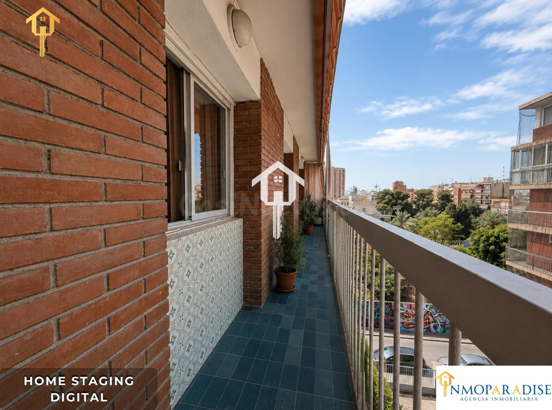 PISO EN VENTA EN ALICANTE. 85m2, 3 habitaciones, 1 BAÑO CON BAÑERA, TERCERA PLANTA CON ASCENSOR. ZONA DE CAMPOAMOR