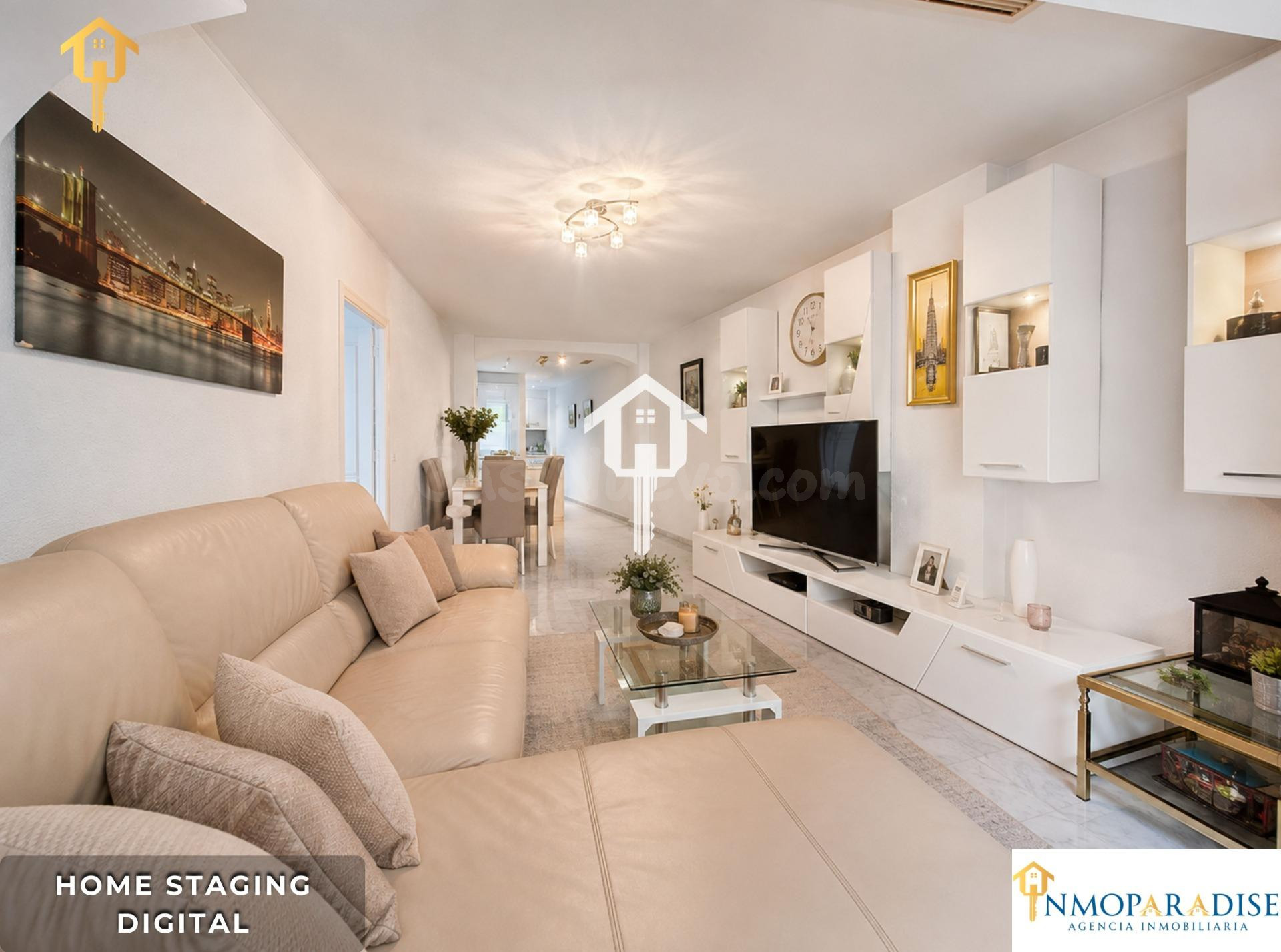 ESPECTACULAR PISO DE 3 habitaciones CON PATIO Y AIRE ACONDICIONADO EN ZONA CAMPOAMOR DE ALICANTE