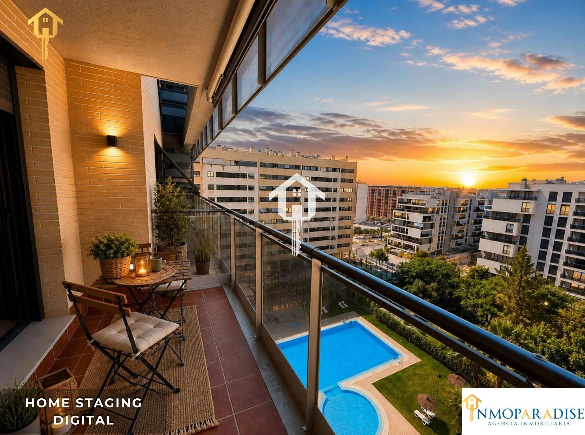 ESPECTACULAR PISO EN EXCLUSIVA CON TERRAZA, PISCINA, GARAJE 
