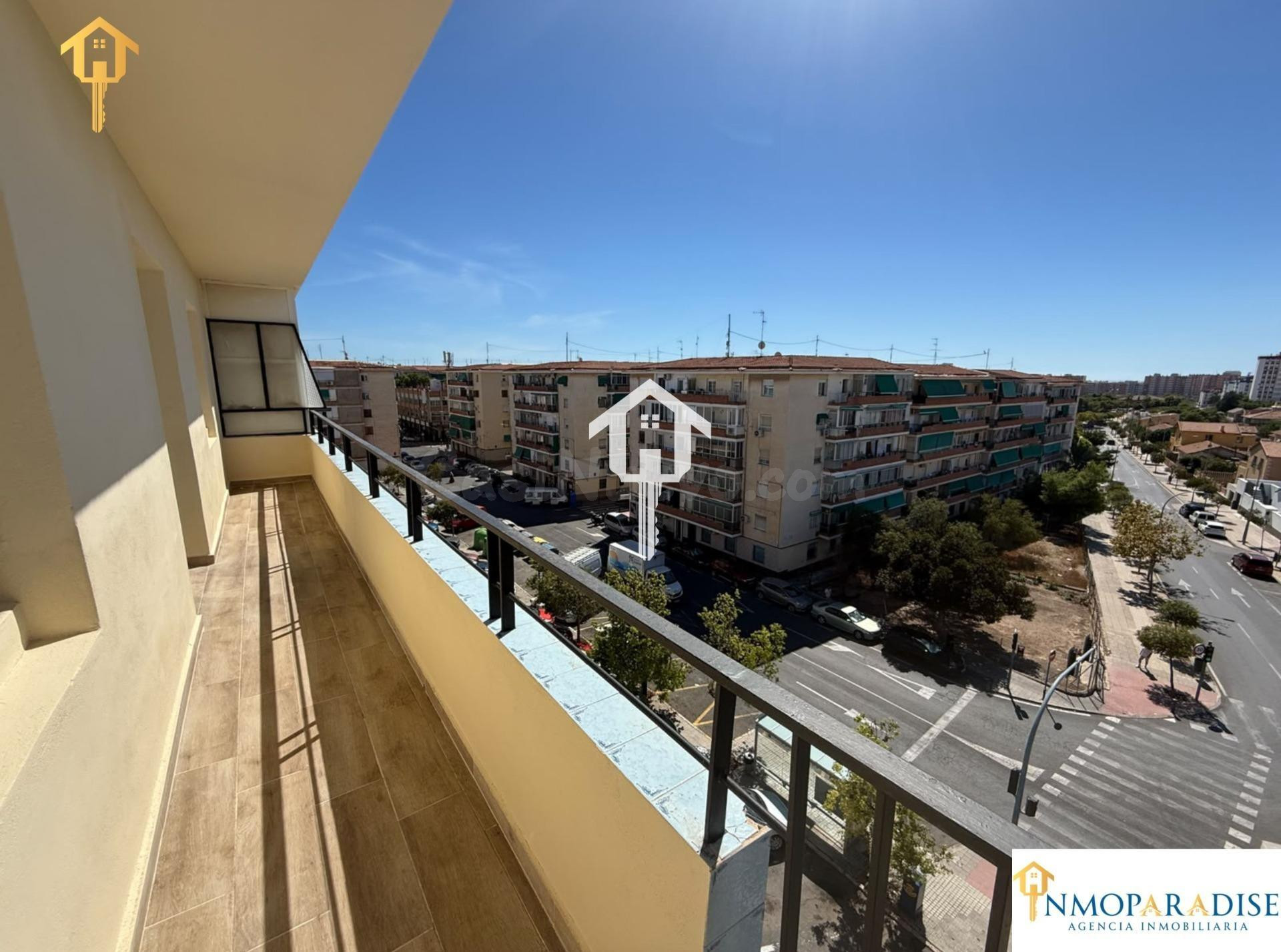 PISO EN VENTA EN ALICANTE. ZONA DEL VIRGEN DEL REMEDIO. 77m2, 5ta PLANTA SIN ASCENSOR, 3 habitaciones, 1 BAÑO.