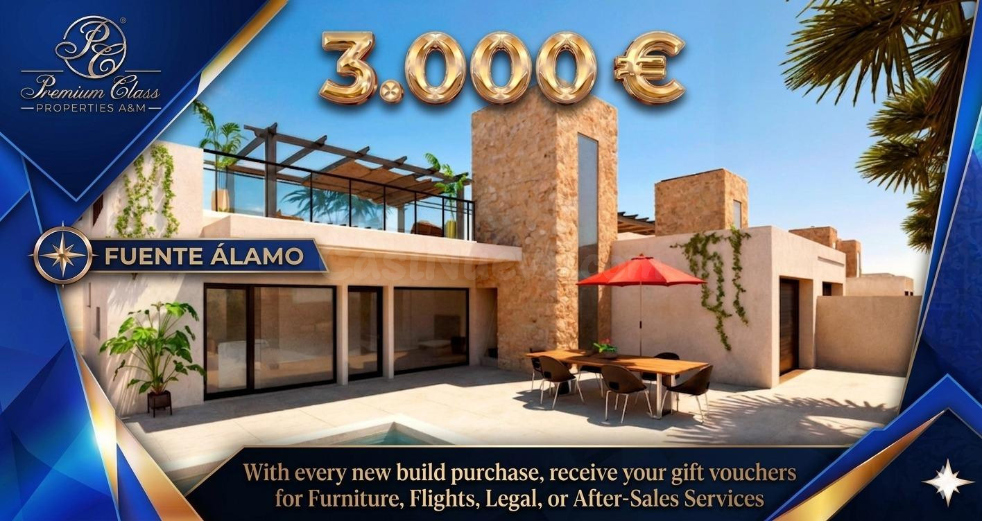 VILLAS DE OBRA NUEVA EN FUENTE ALAMO, MURCIA