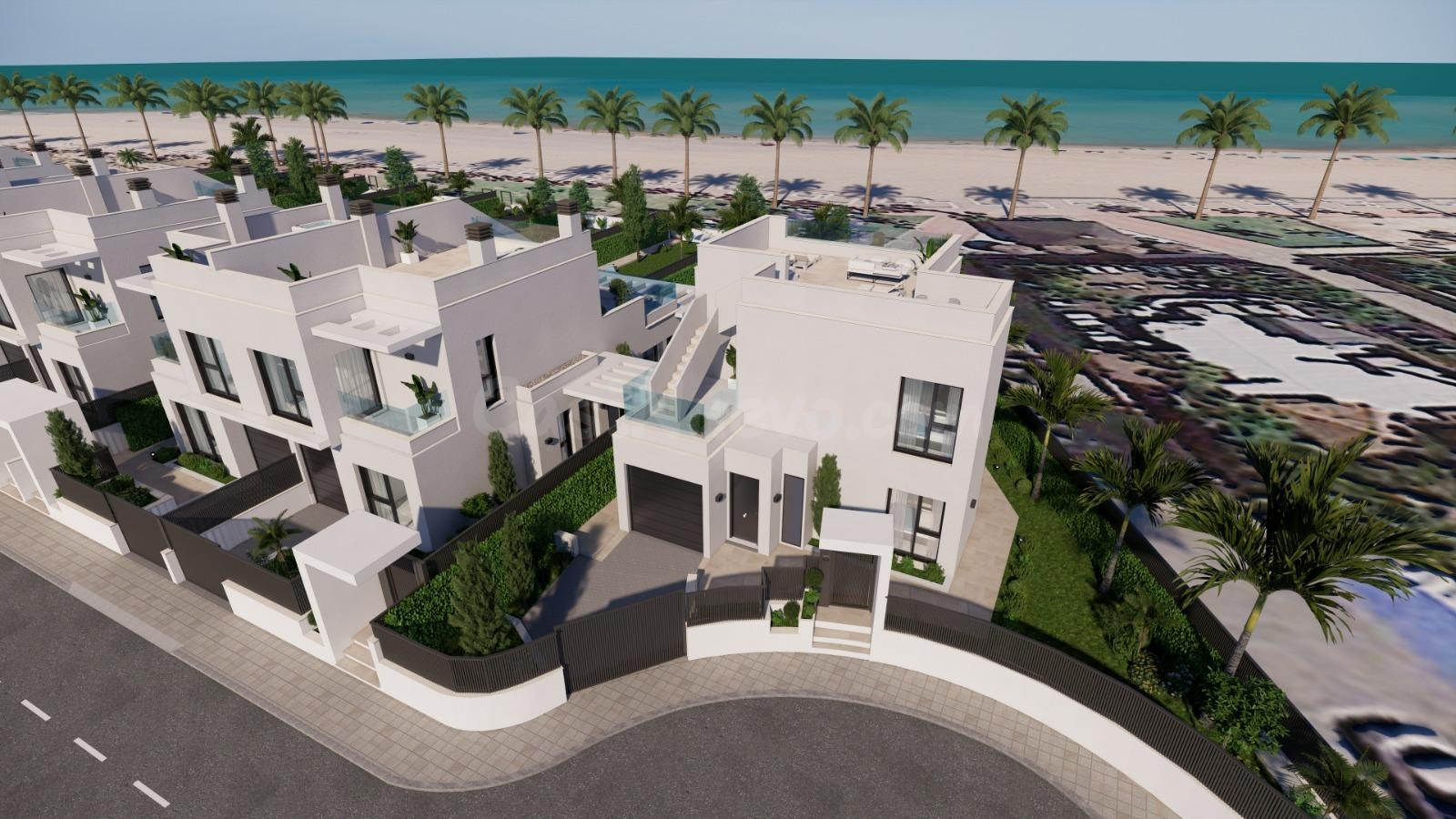 Villas de lujo de nueva construcción frente al mar en Los Al - foto 3