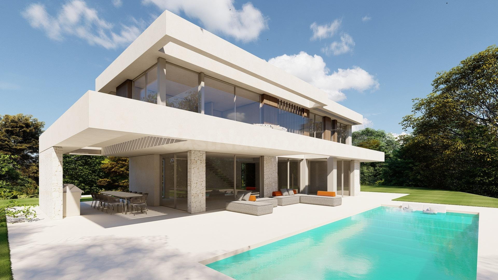 Proyecto de villa de lujo en una parcela orientada al sur co - foto 3