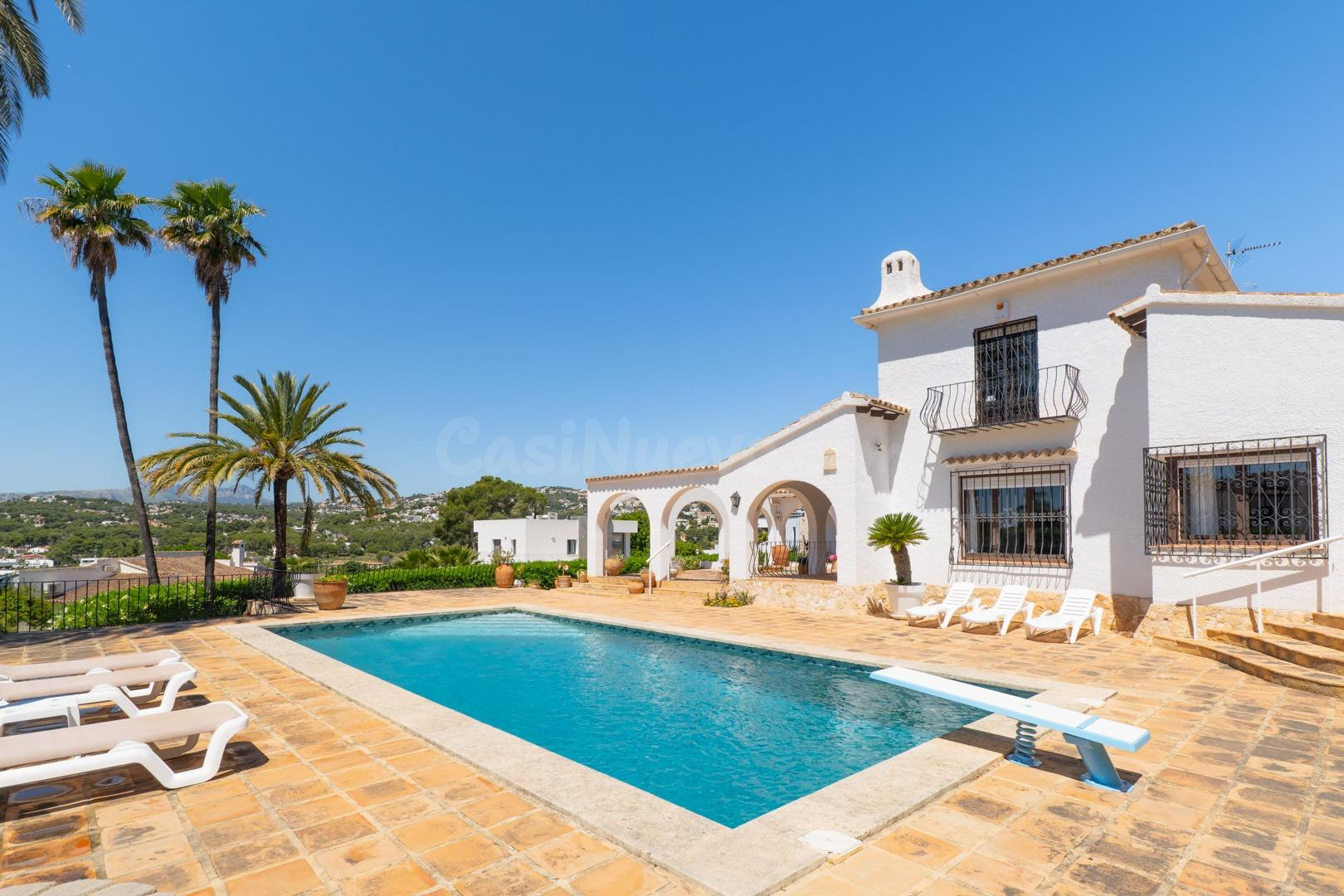 Charmante villa mediterránea en Moraira