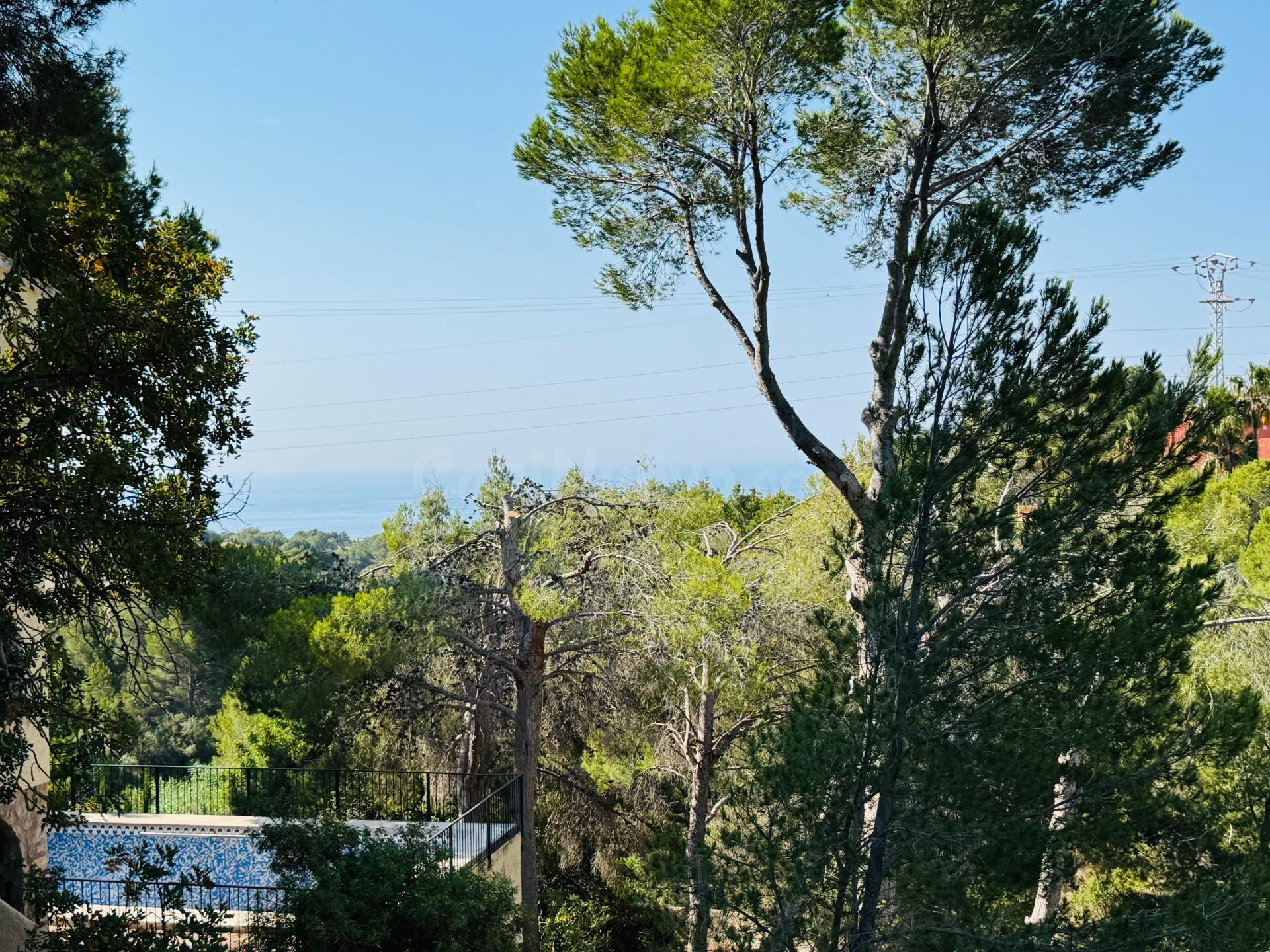 Parcela con una ubicación perfecta y vistas al mar en Galera