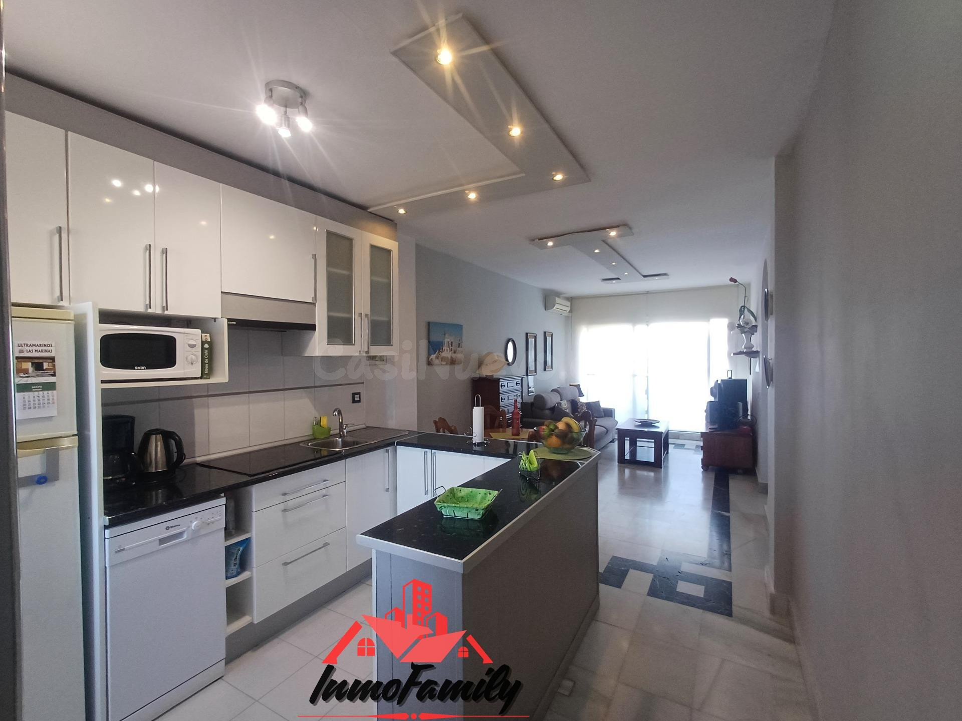 ALQUILER VACACIONAL, 1 DORM, TERRAZA, PISCINA, A 150m DEL MA