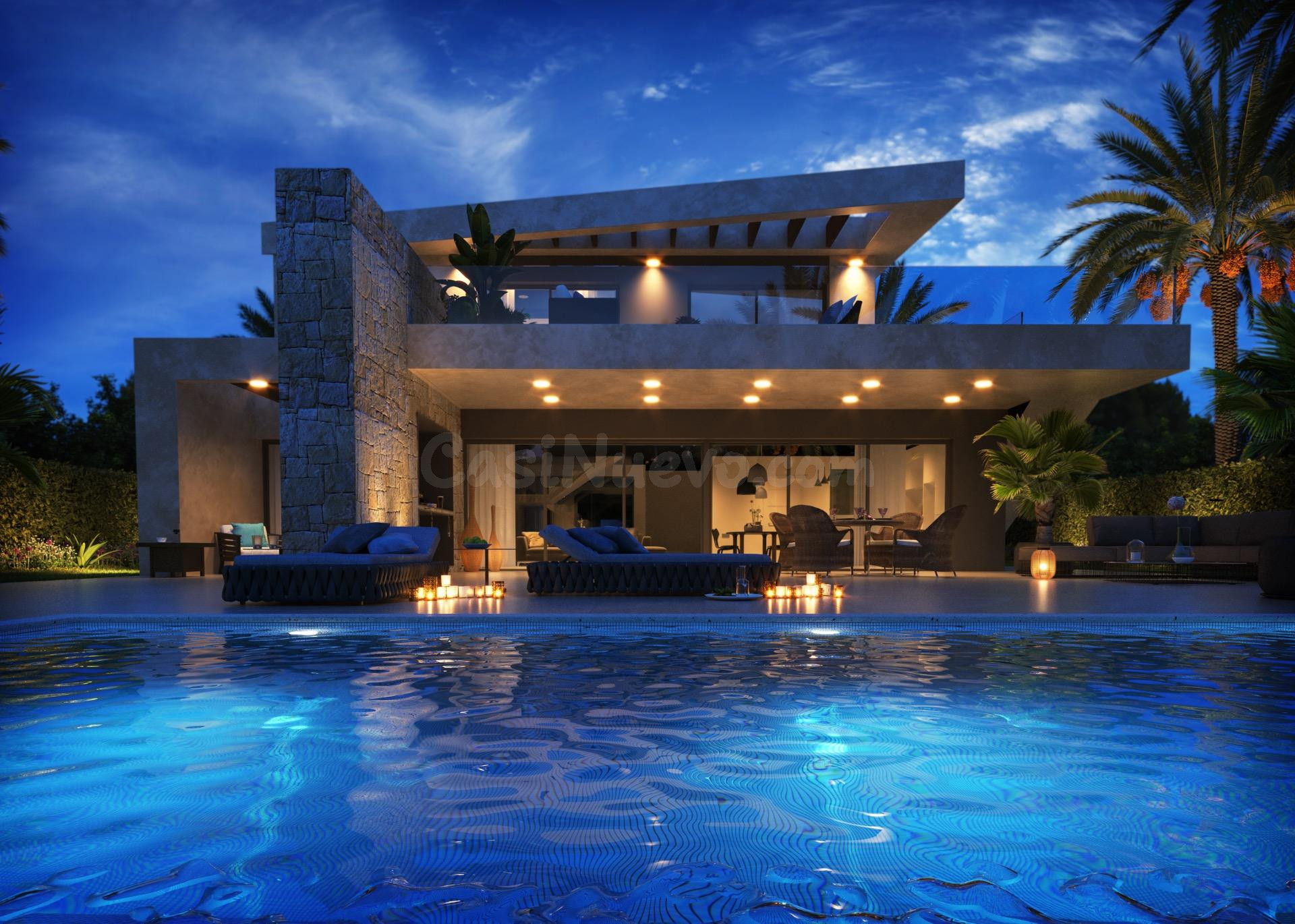 Exclusiva Villa en Construcción en Desert Springs Golf Club,