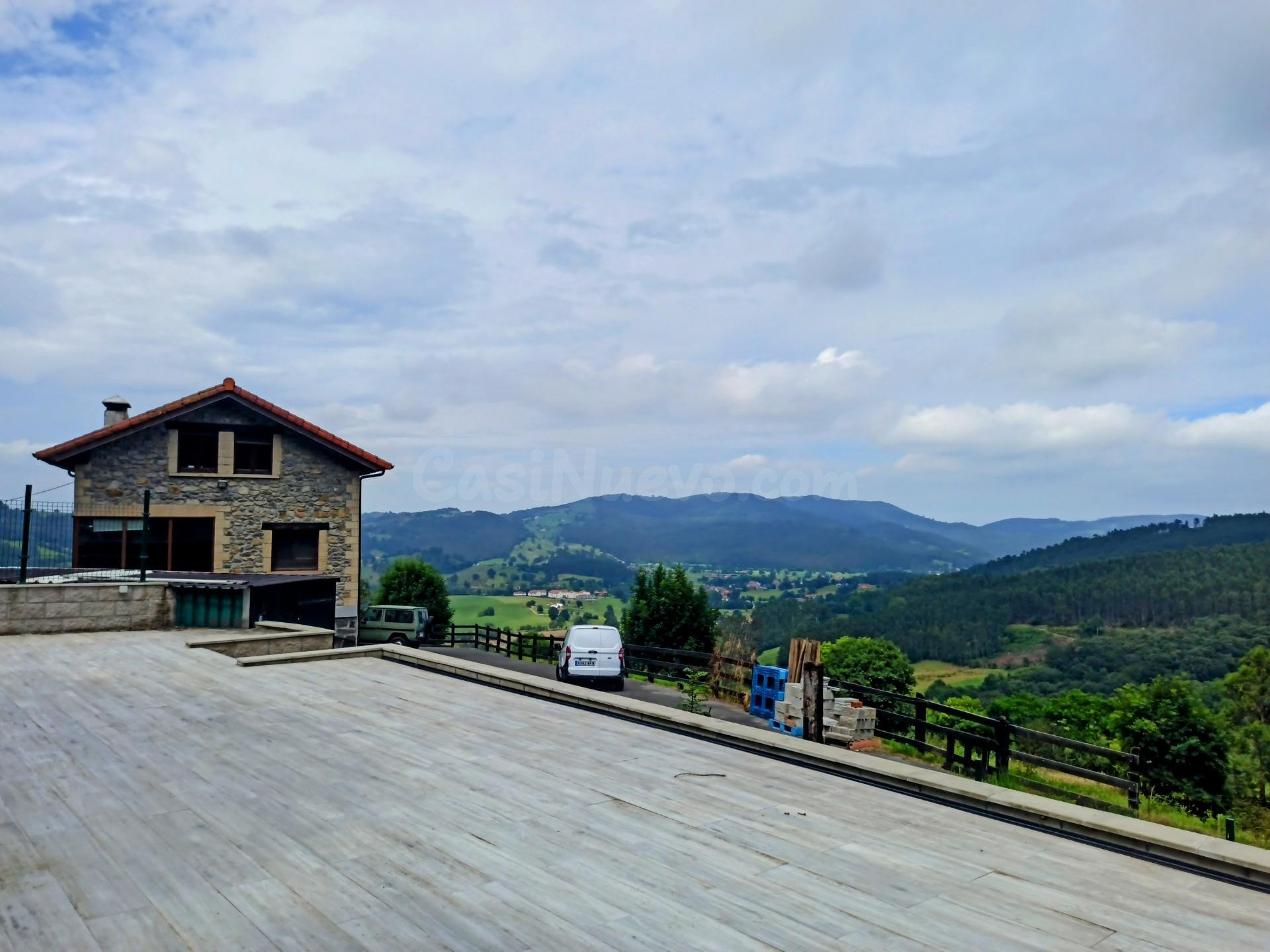 Impresionante casa de piedra con vistas espectaculares al Va