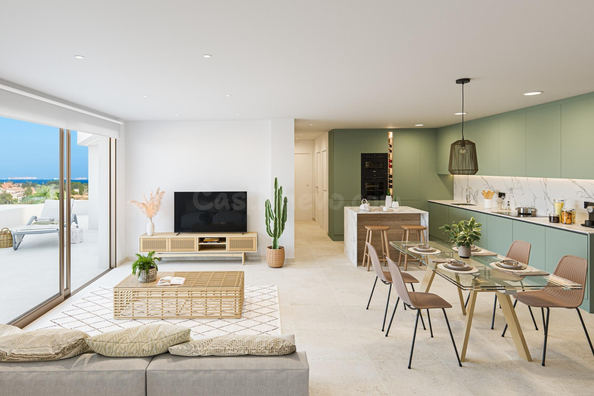 Complejo residencial de nueva construcción en Los Alcázares