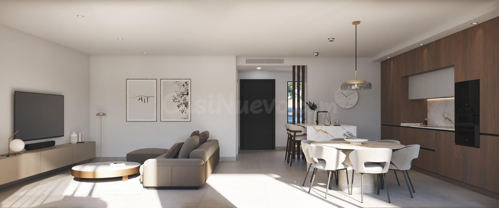 Villas modernas de obra nueva a 750 metros del mar en Santia - foto 2