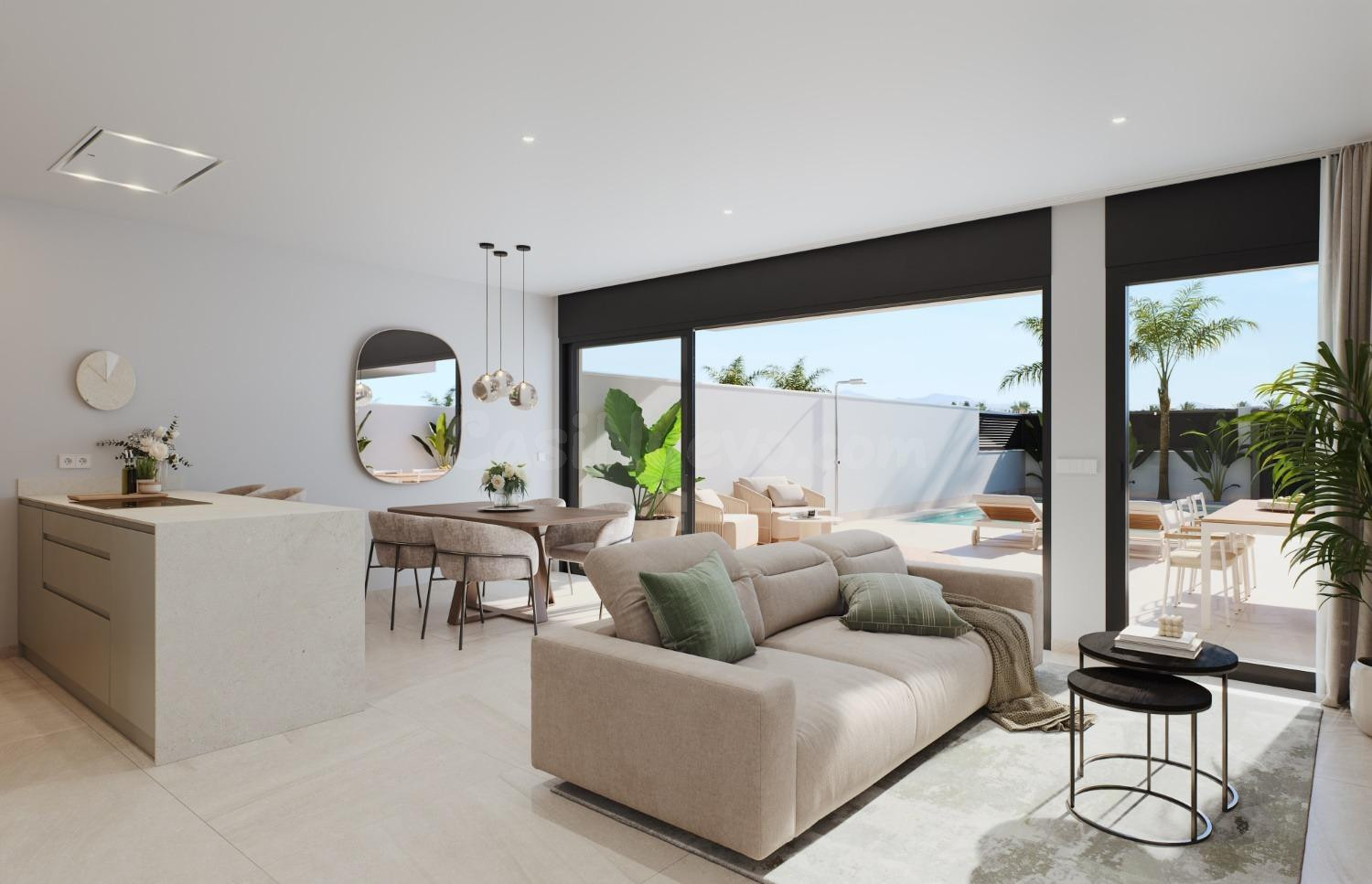 Villas de Obra Nueva con Piscina Privada en San Pedro del Pi