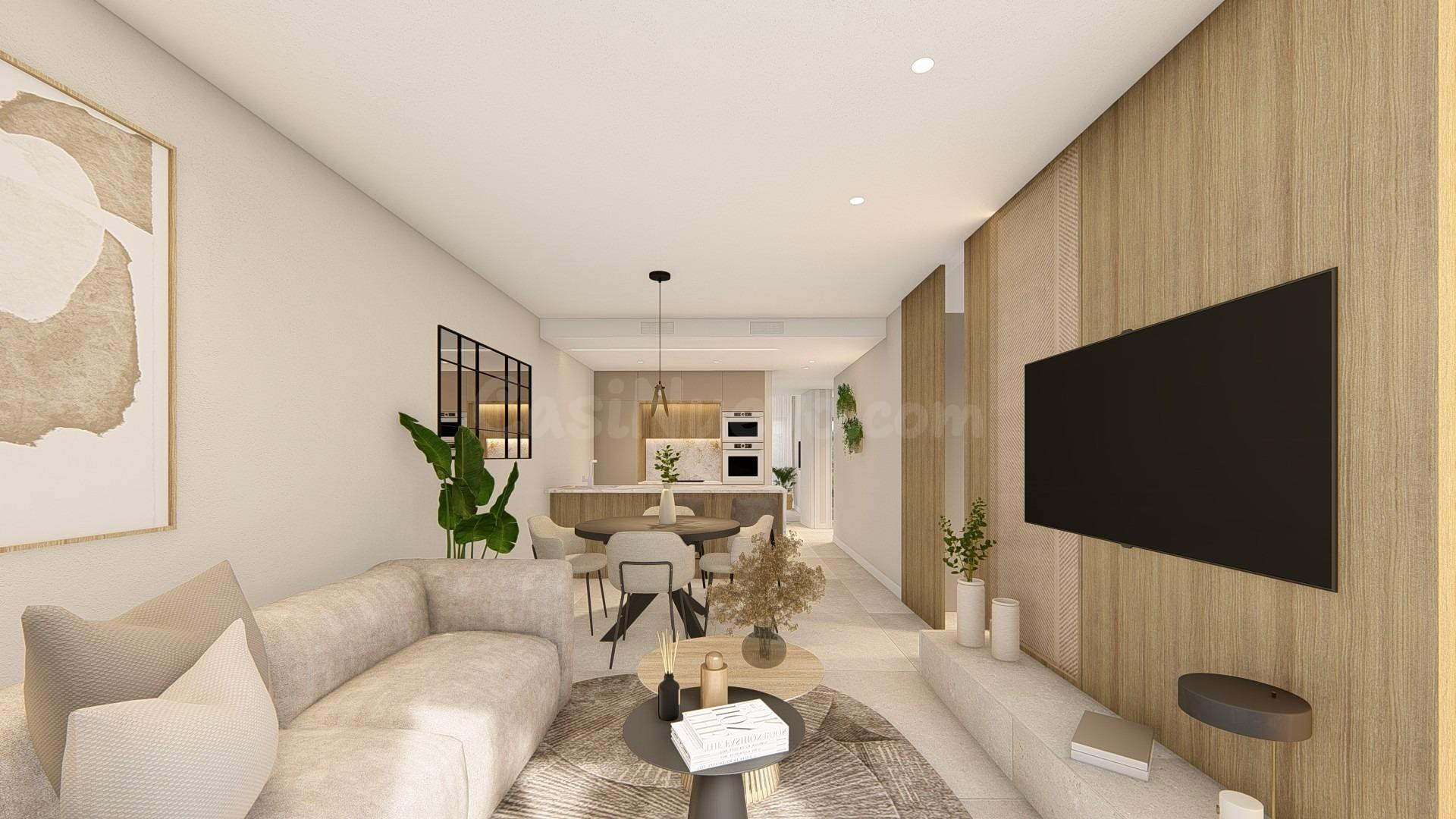 Apartamentos de obra nueva en La Serena Golf Los Alcázares - foto 3