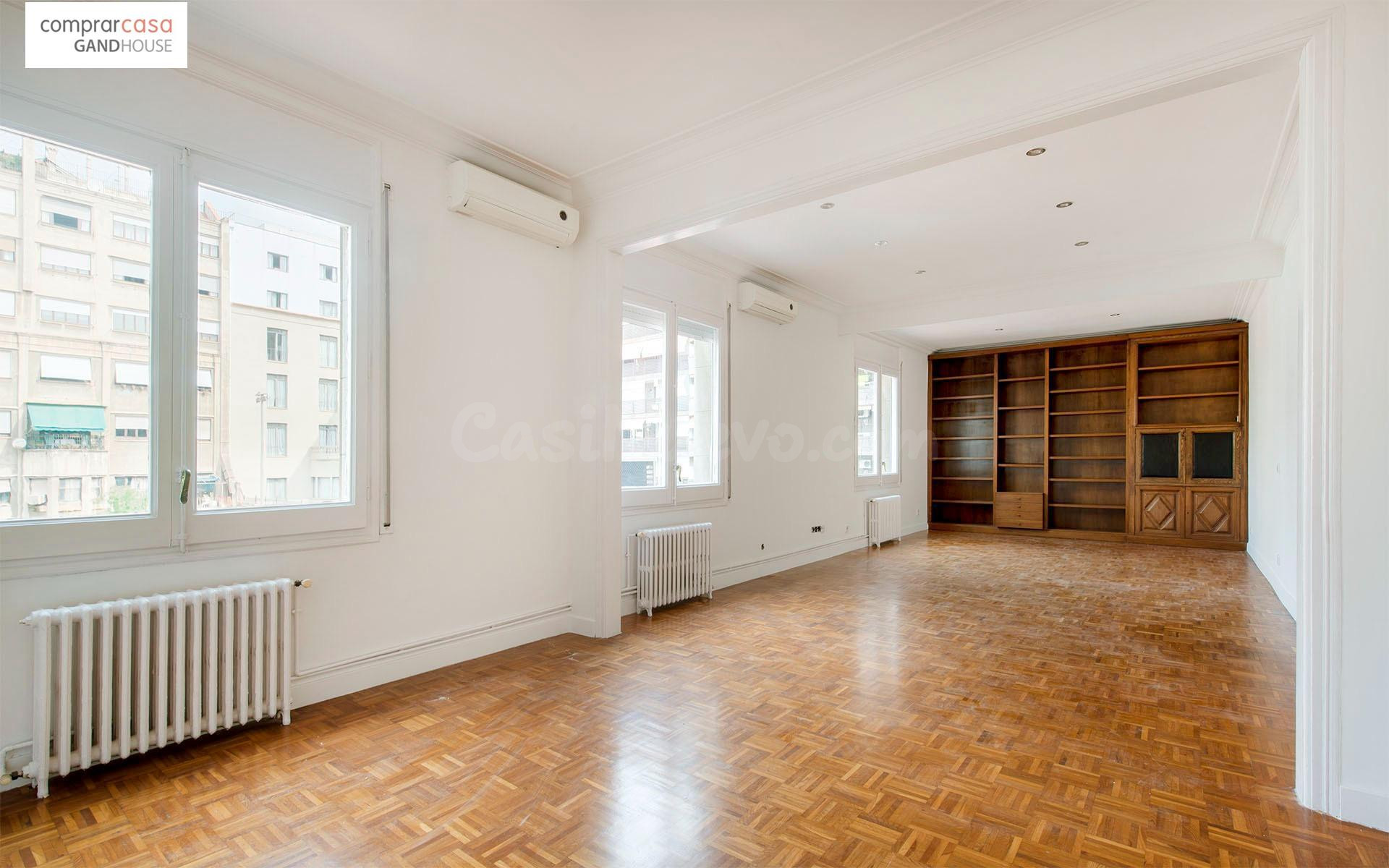 Amplio piso de 128m en L'Antiga Esquerra de l'Eixample