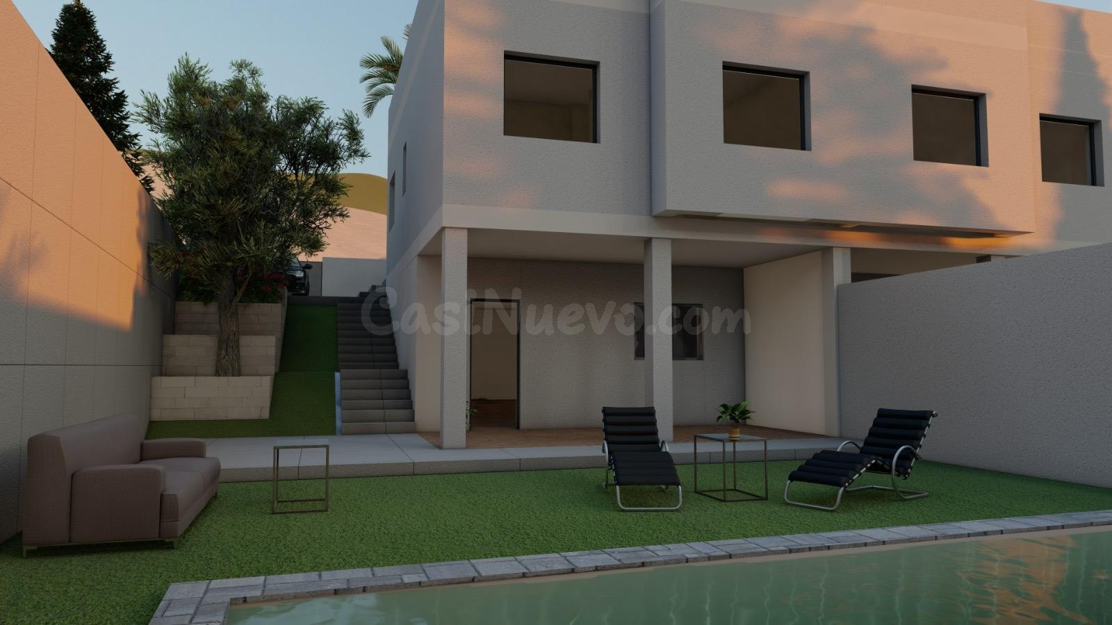 OBRA NUEVA, CHALETS PAREADOS, CERTIFICACION A-PLUS, 300 M DE - foto 4