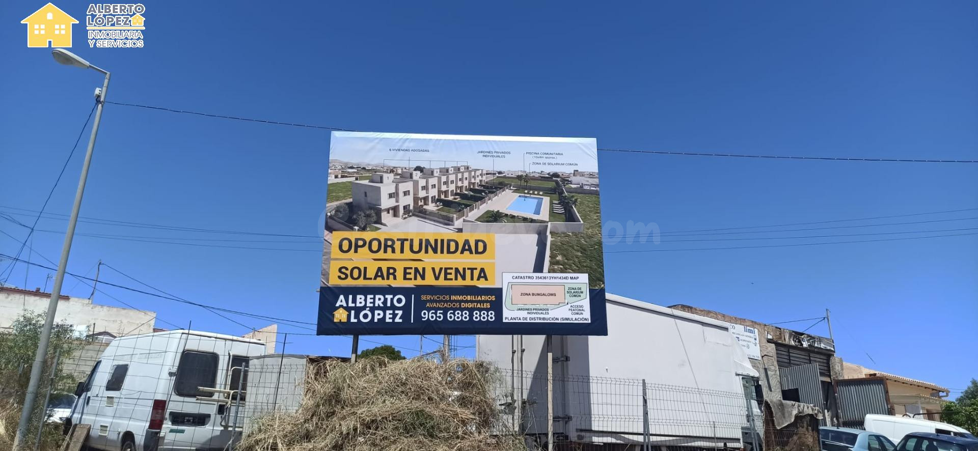 Solar esquina en Bacarot para construcción de 6 bungalows ad