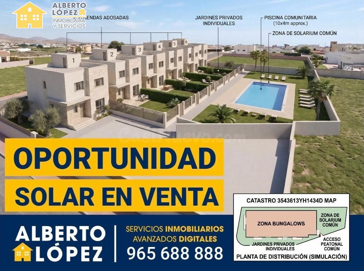 Solar esquina en Bacarot para construcción de 6 bungalows ad - foto 2