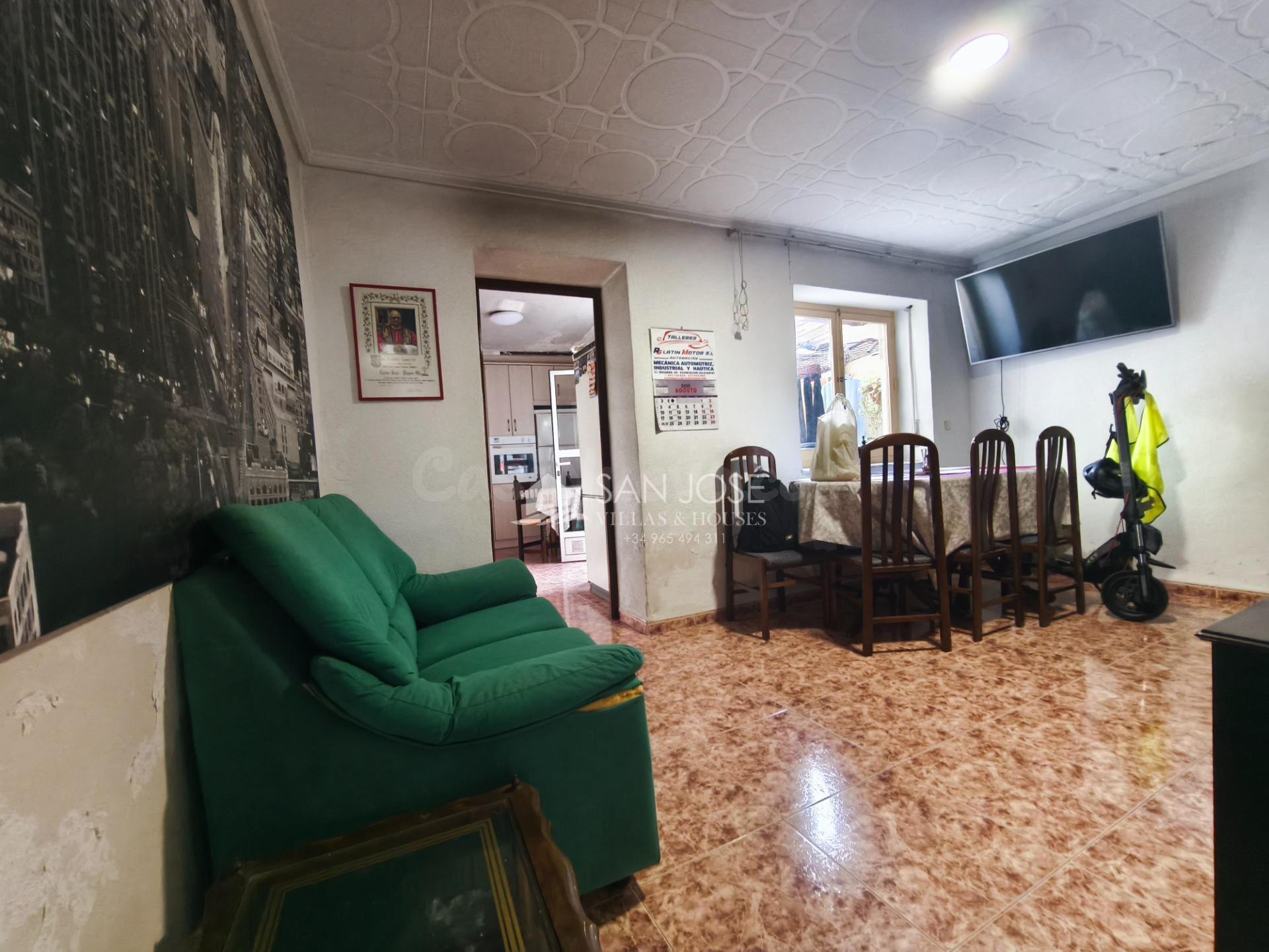 SE VENDE CASA EN ASPE PARA ENTRAR A VIVIR O REFORMAR - foto 2