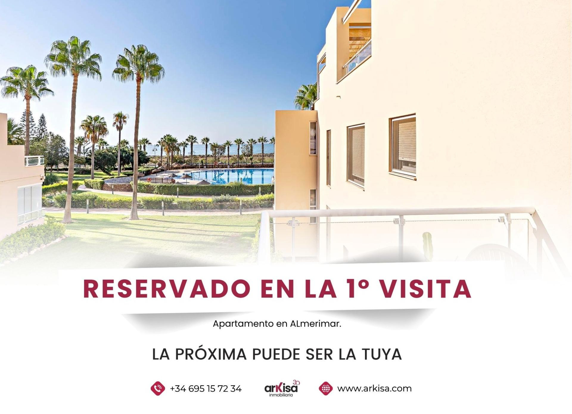 VENTA DE APARTAMENTO EN PRIMERA LINEA DE PLAYA (ALMERIMAR)