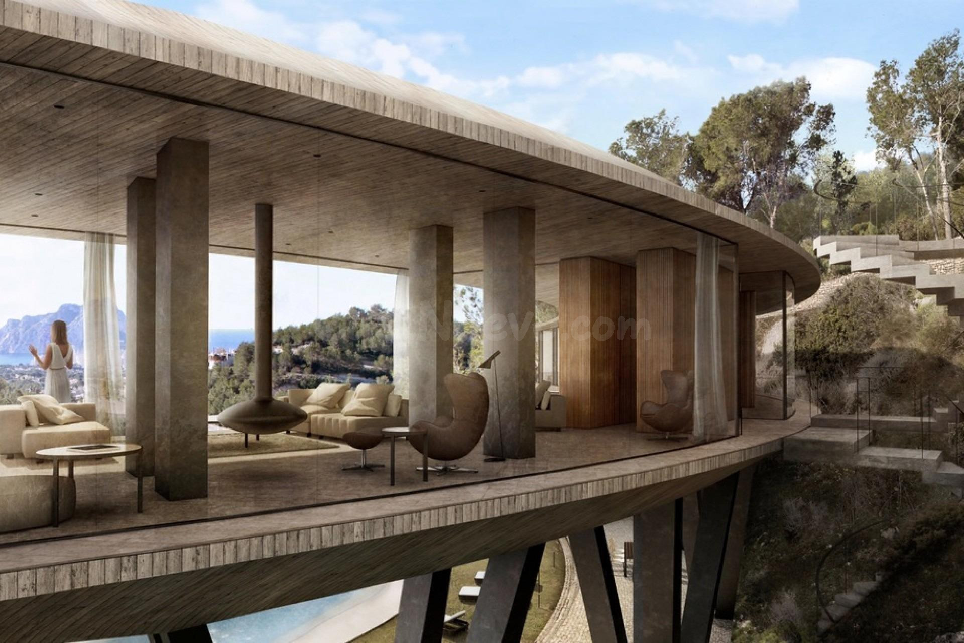 Villa de lujo vanguardista con vistas al mar en Benissa Cost - foto 4