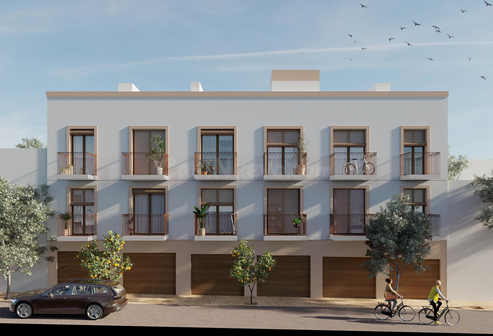 Apartamentos modernos con impresionantes vistas a los viñedos en Hondón de las Nieves