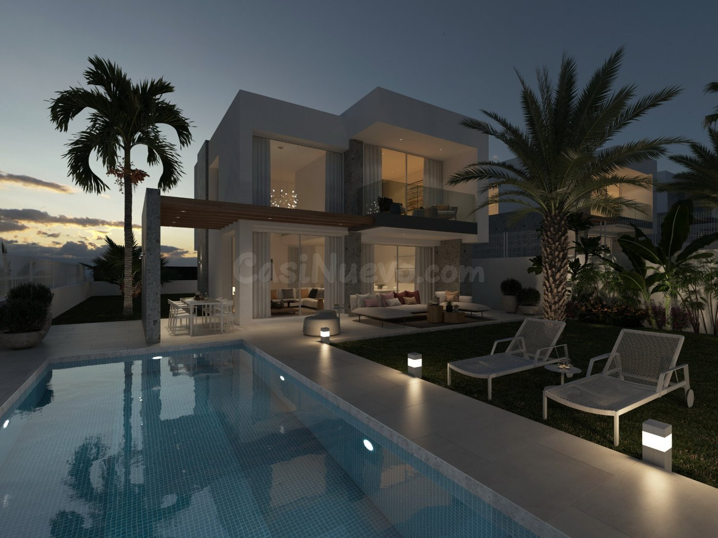VENTA-OBRA NUEVA-BENIDORM-CHALET UNIFAMILIAR-3 DORMITORIOS-3 - foto 2