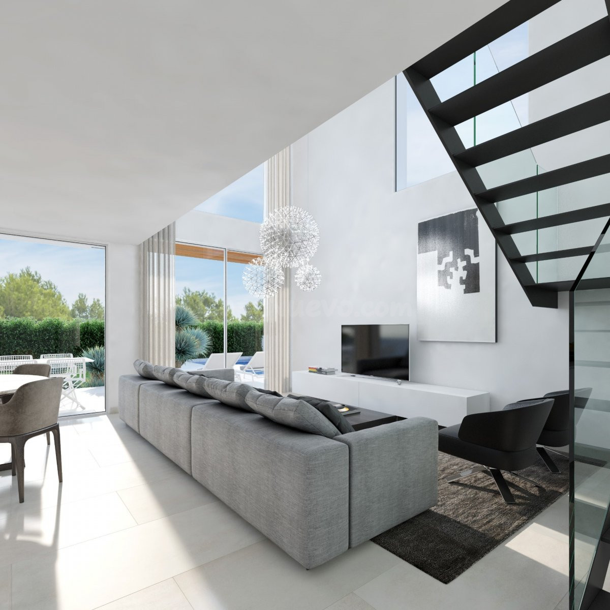 VENTA-OBRA NUEVA-BENIDORM-CHALET UNIFAMILIAR-3 DORMITORIOS-3 - foto 5