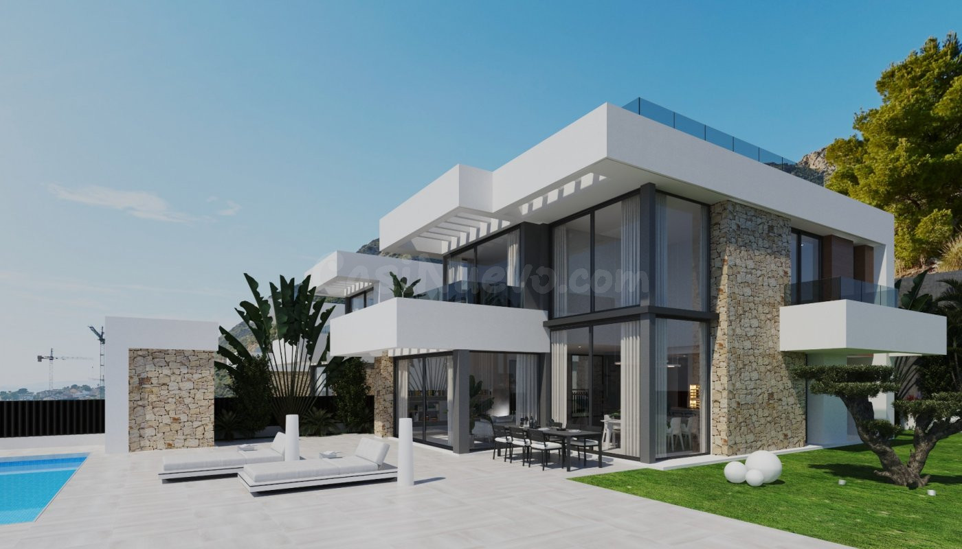 VENTA-OBRA NUEVA-VILLA DE LUJO-FINESTRAT-3D-4B-SUPERFICIE 41