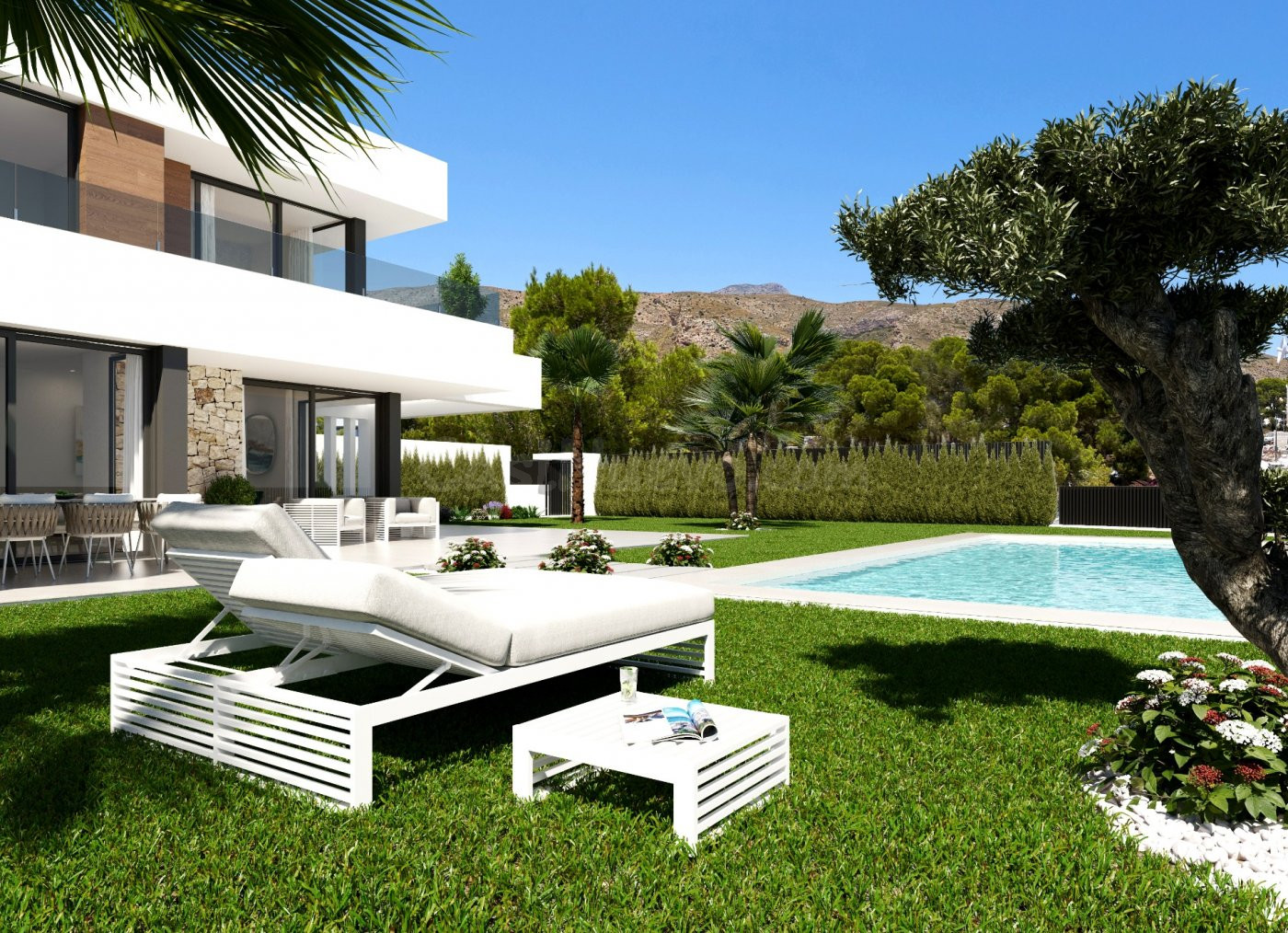 VENTA-OBRA NUEVA-VILLA DE LUJO-FINESTRAT-4D-3B-SUPERFICIE 41 - foto 5
