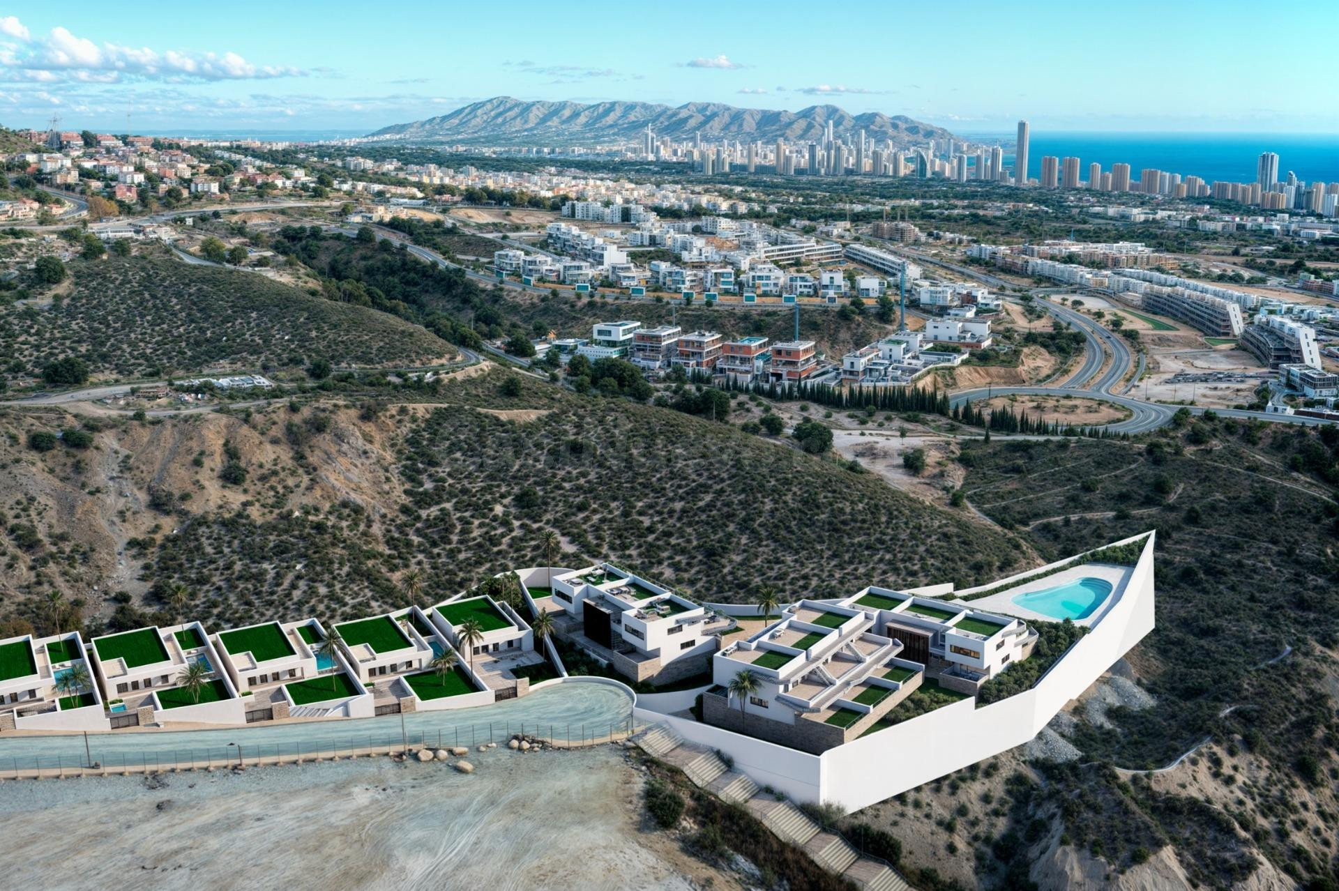Viviendas de obra nueva con vistas panorámicas en Finestrat- - foto 2