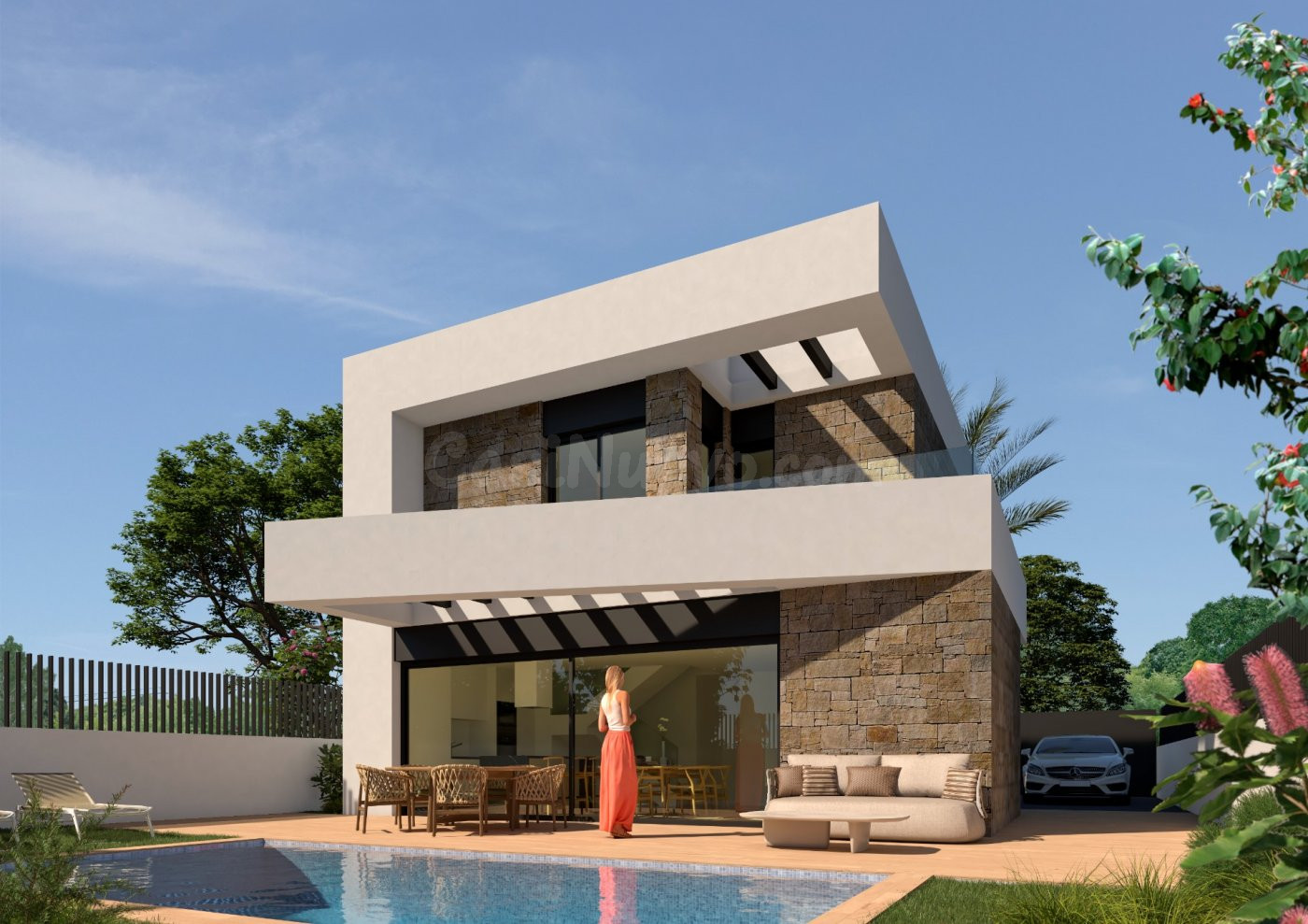 VENTA-OBRA NUEVA-EL BALCÓN DE FINESTRAT-VILLA-3D-3B-140m2-PA